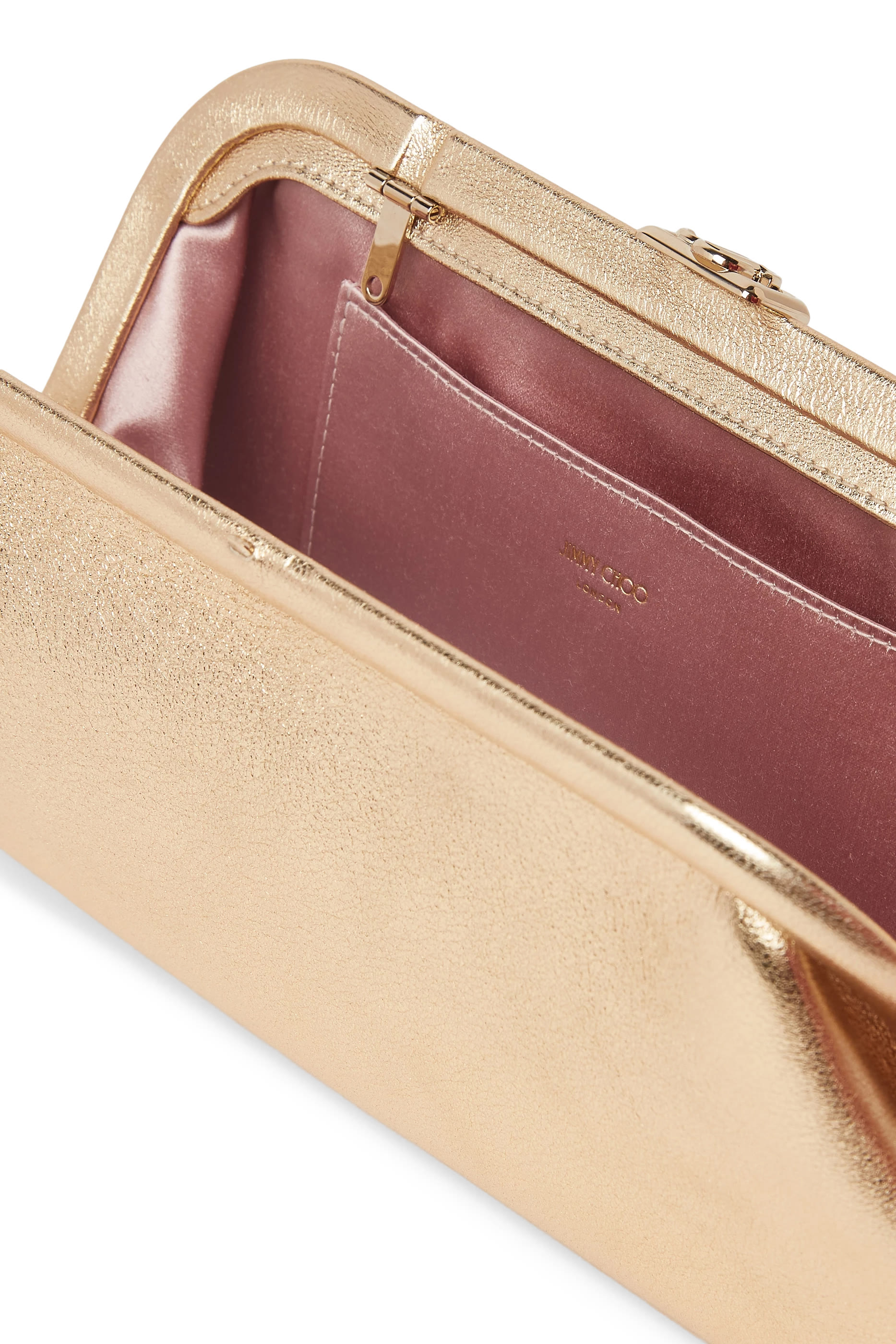 Skylar Candy Wrap Leather Clutch 