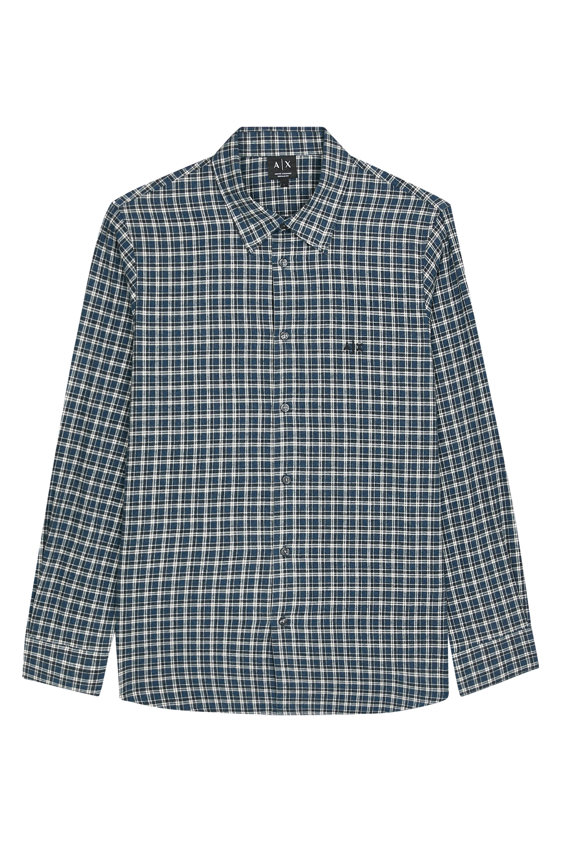 AX Logo Checked Shirt