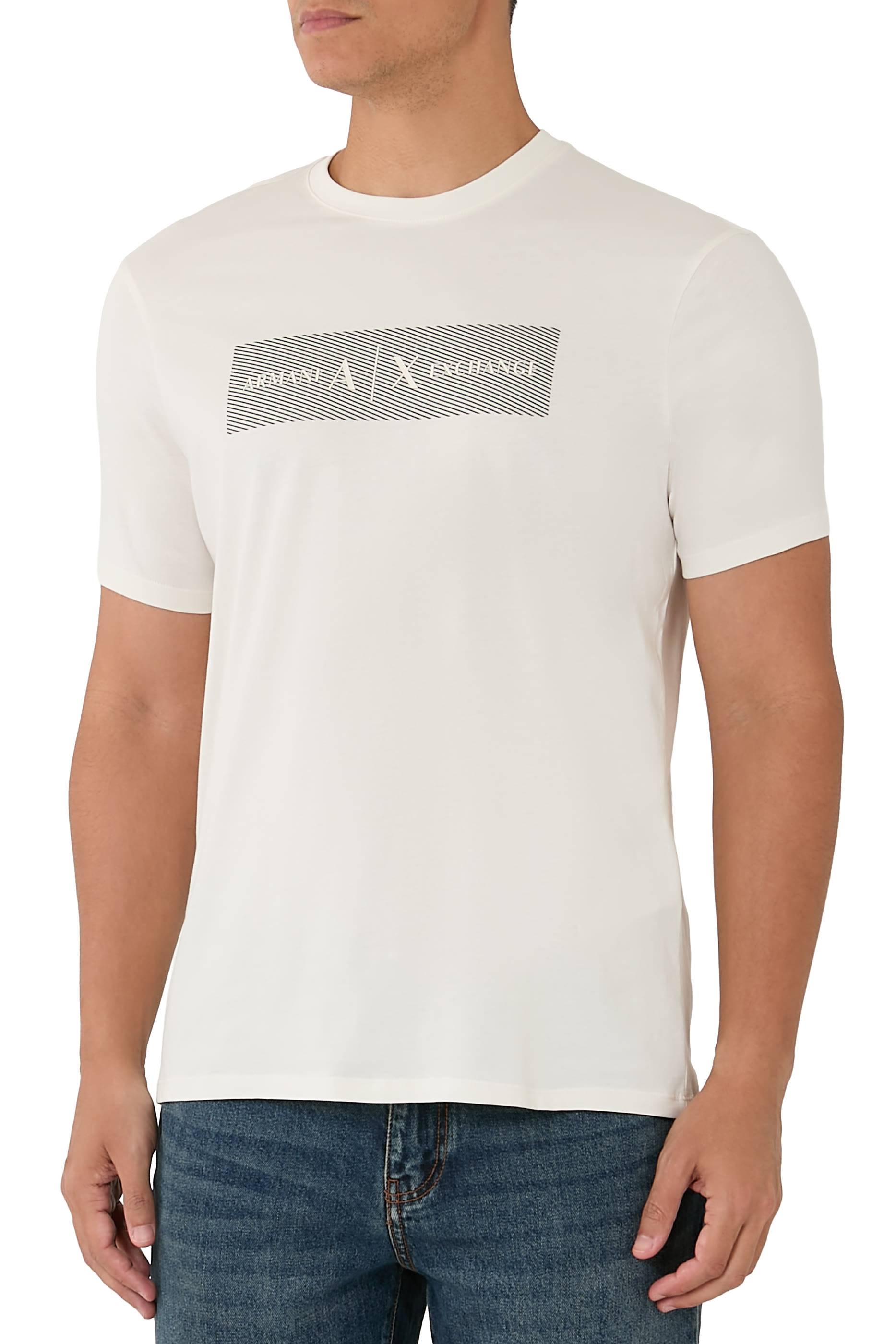 AX Logo Slim-Fit T-Shirt