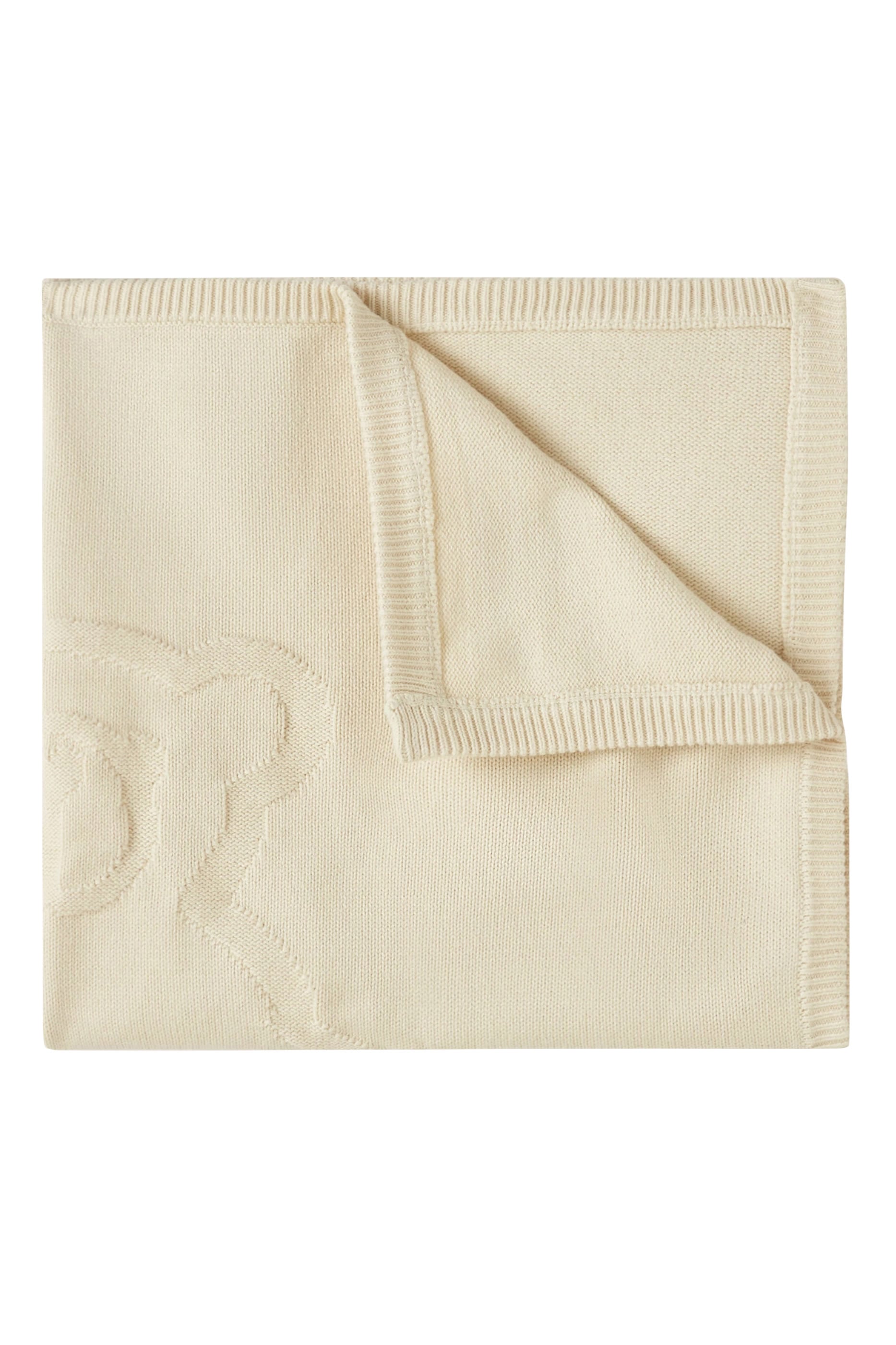Kids Teddy-Bear Embroidered-Blanket Gift Set