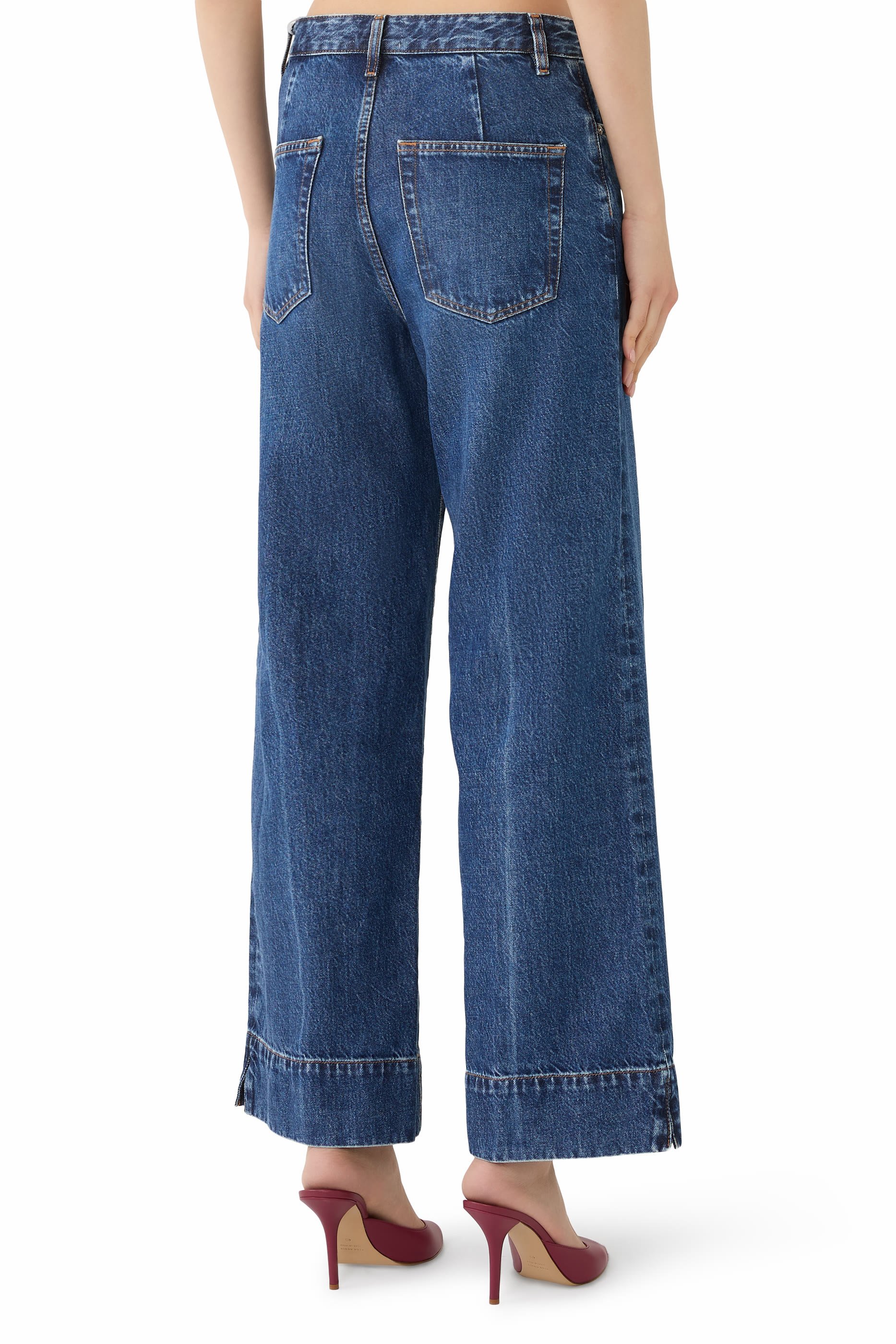The Pixie Slice Flare Denim Jeans