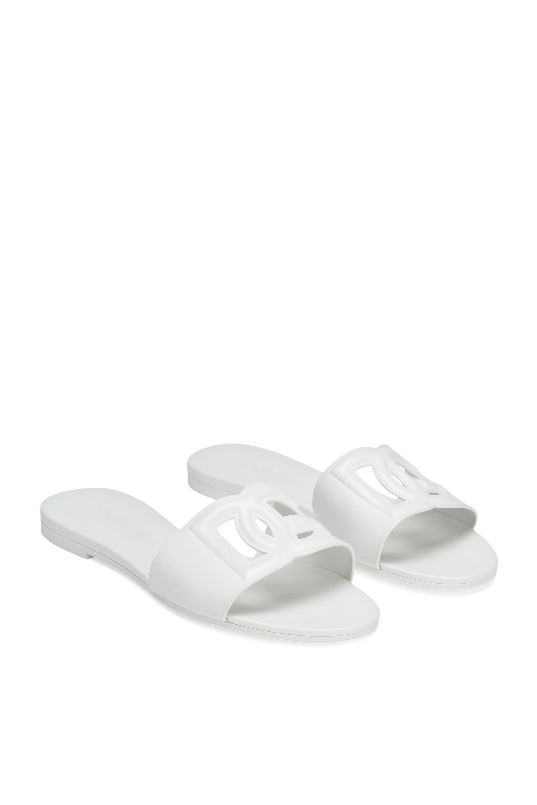 Rubber Beachwear Slides