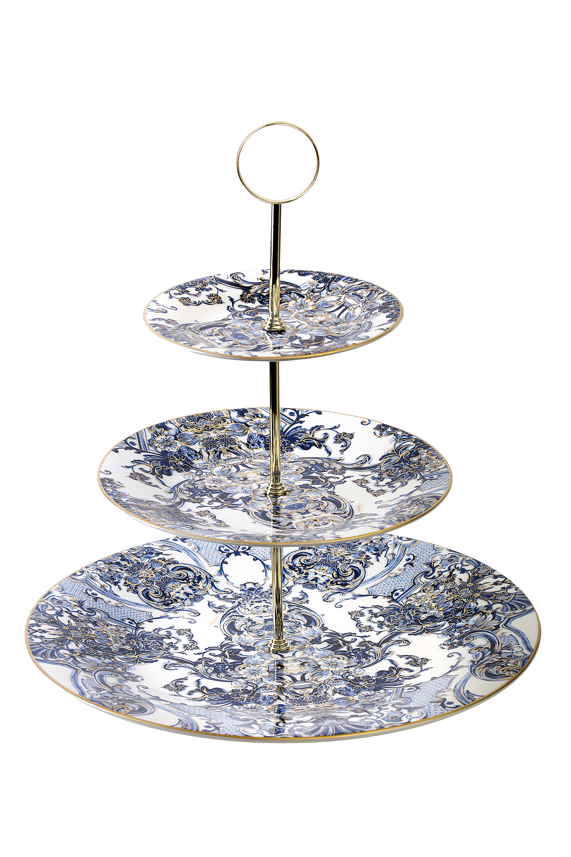 Azulejos Three-Tier Cake Stand