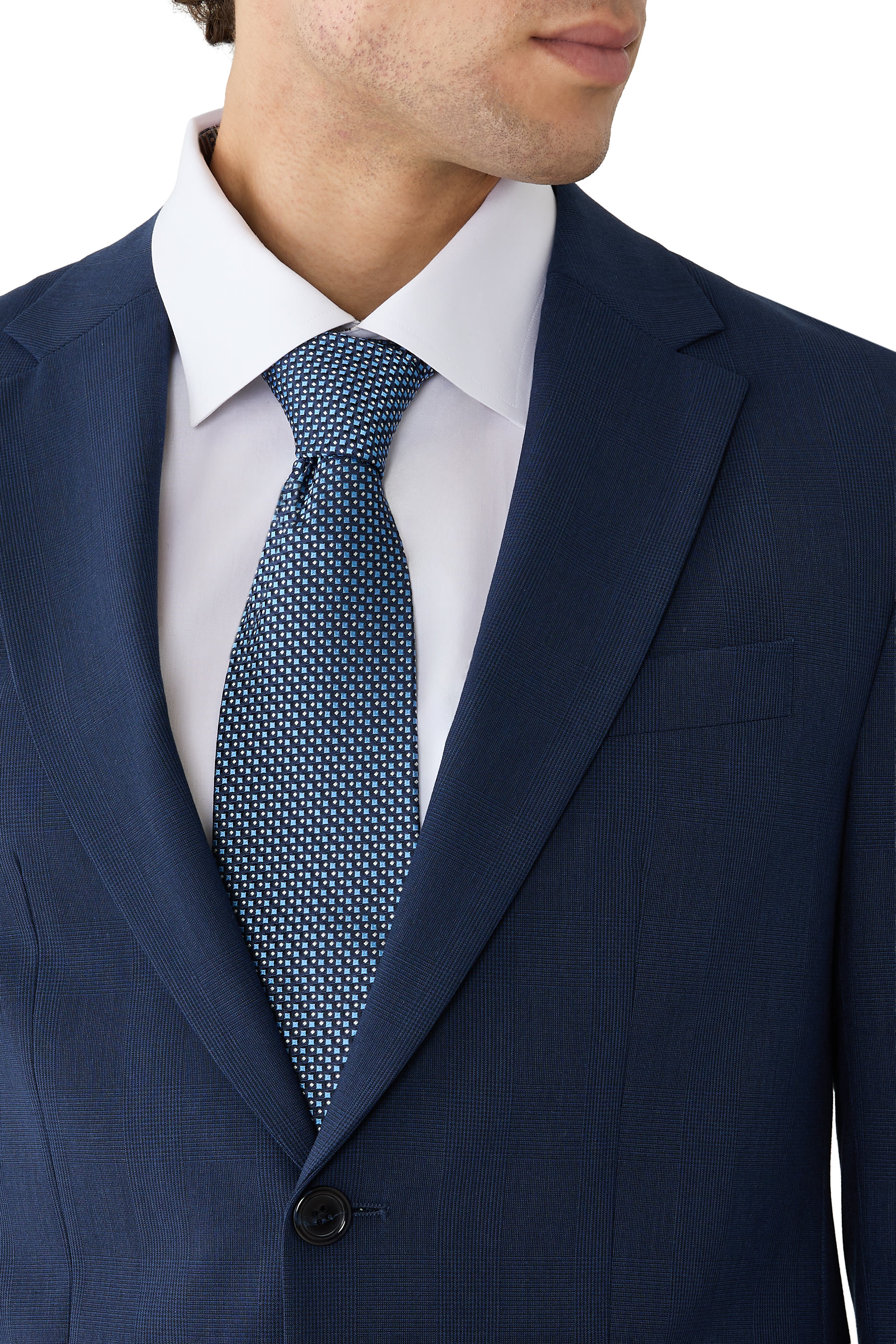 Geometric Woven Tie