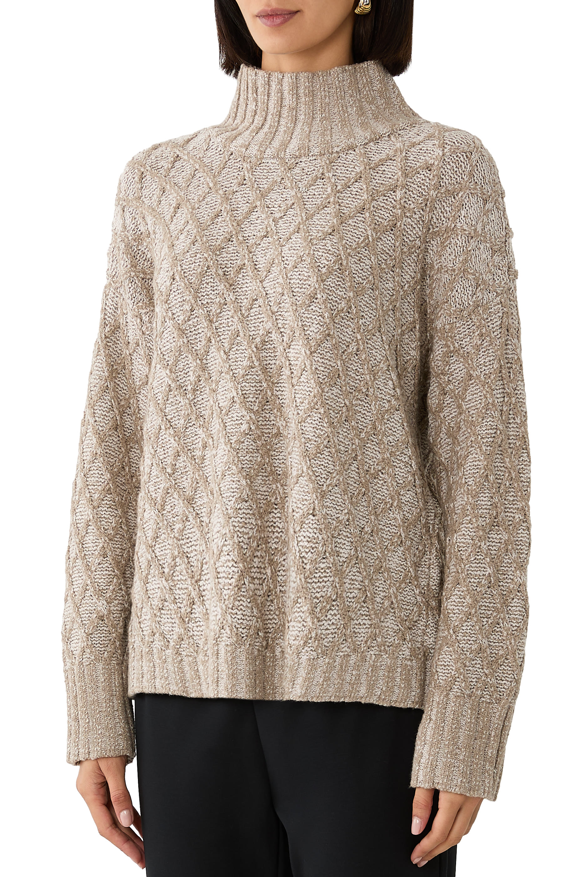 Boucle Fluff Turtleneck