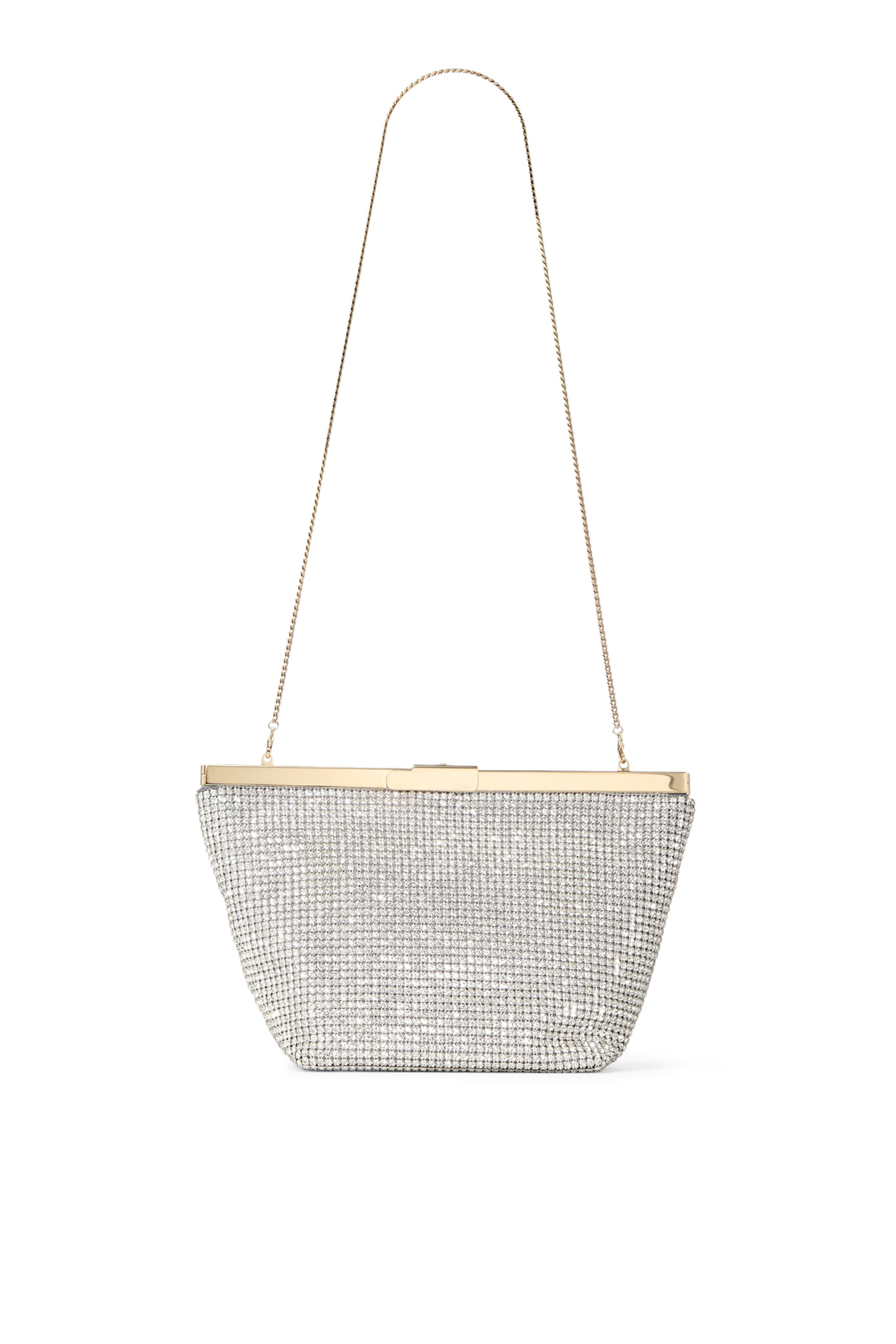 Ganache Crystal-Embellished Clutch Bag