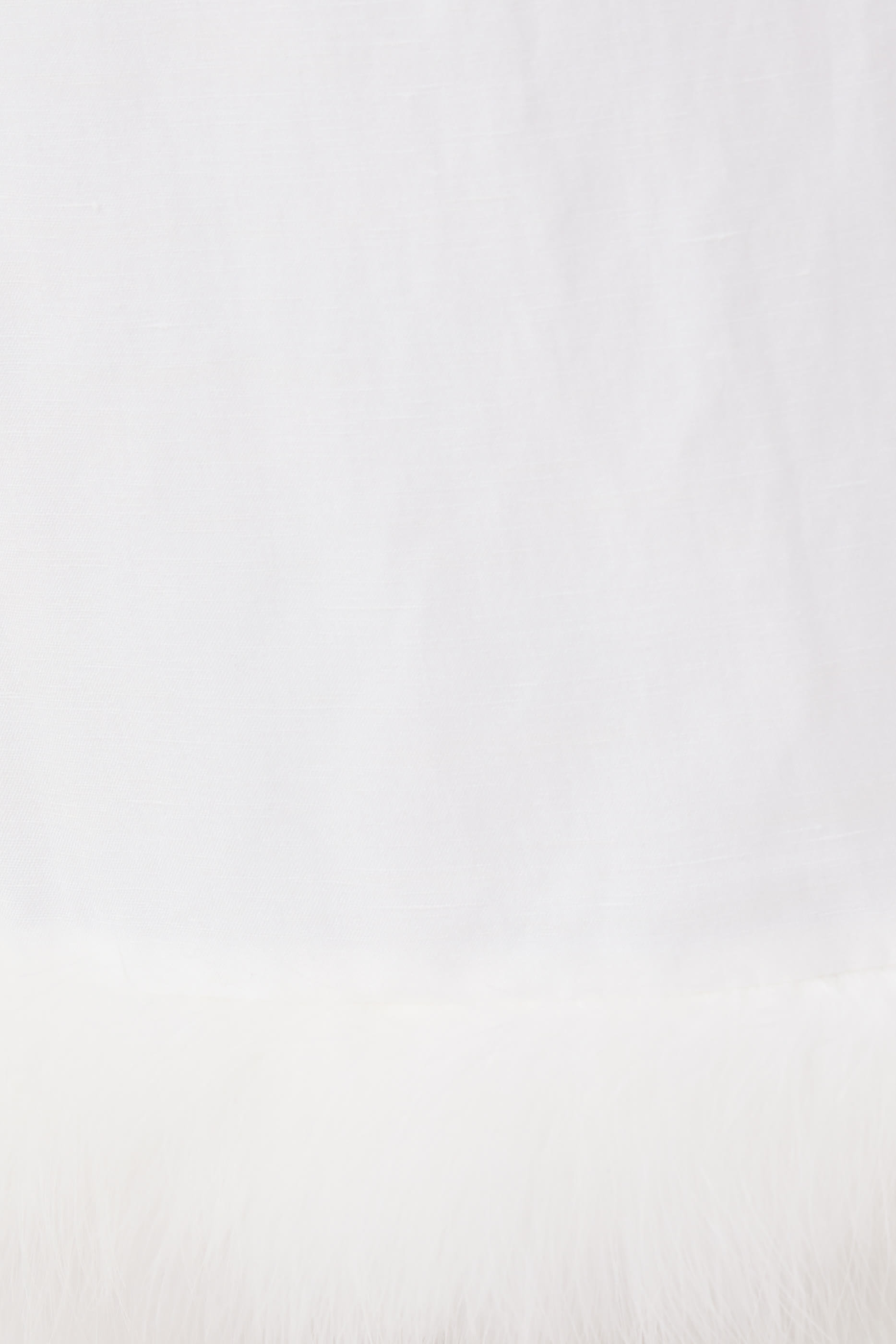 Linen-Blend Yarn-Dyed Skirt