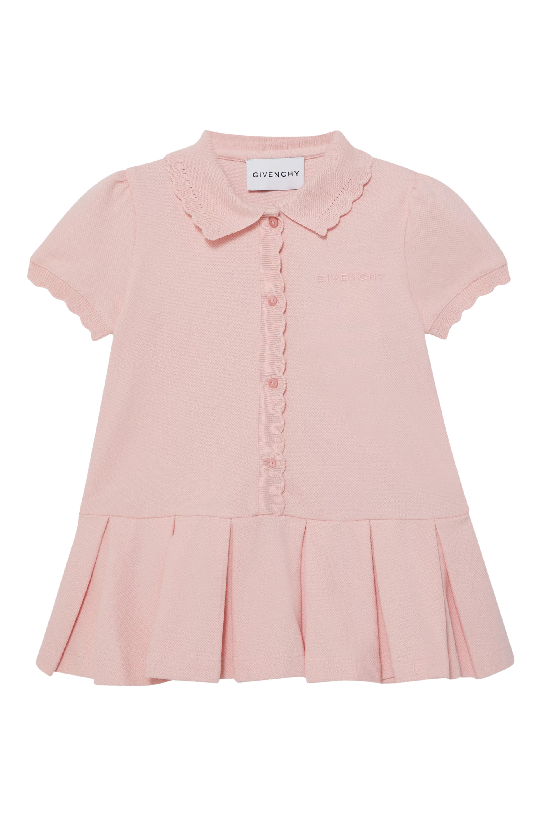 Kids Pleated Polo Dress