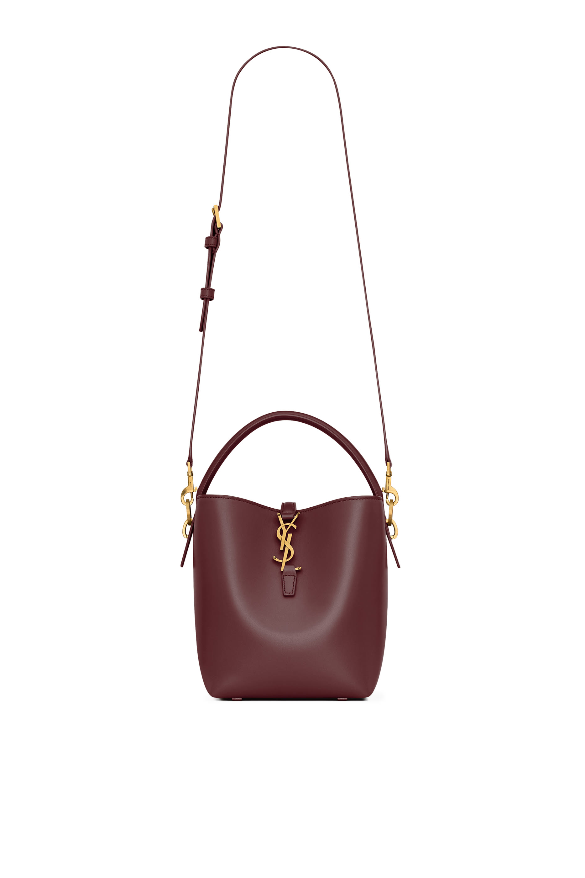 Le 37 Small Shoulder Bag in Shiny Leather