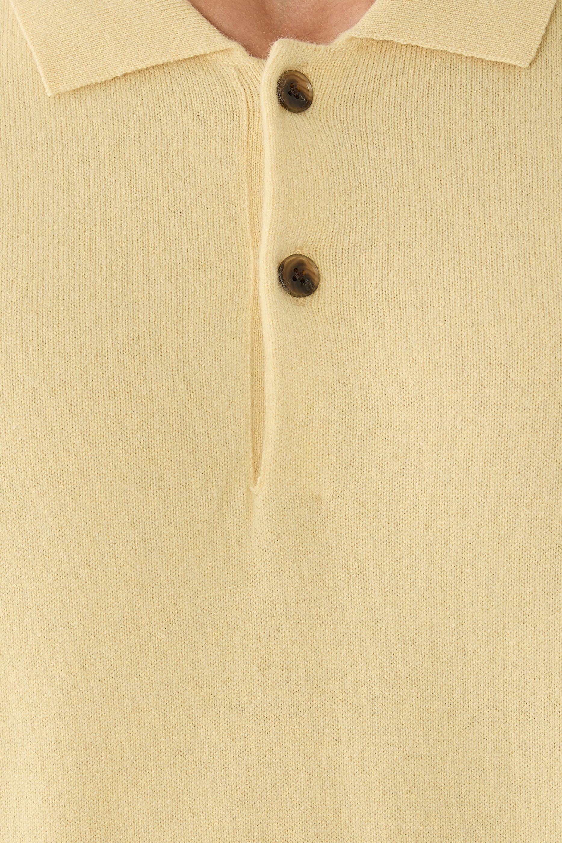 Knit Long Sleeves Polo Shirt