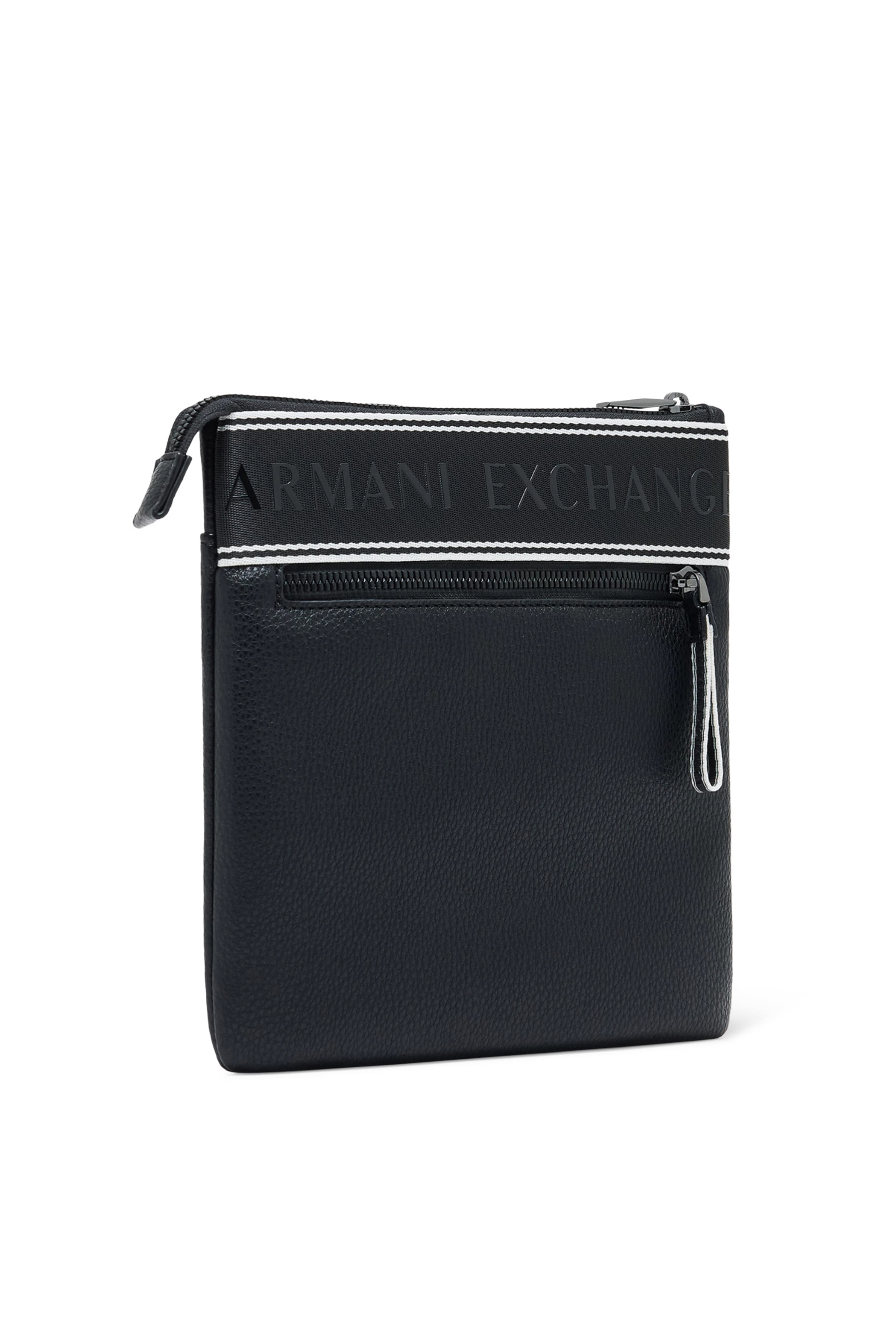 Logo Flat Crossbody Messenger Bag