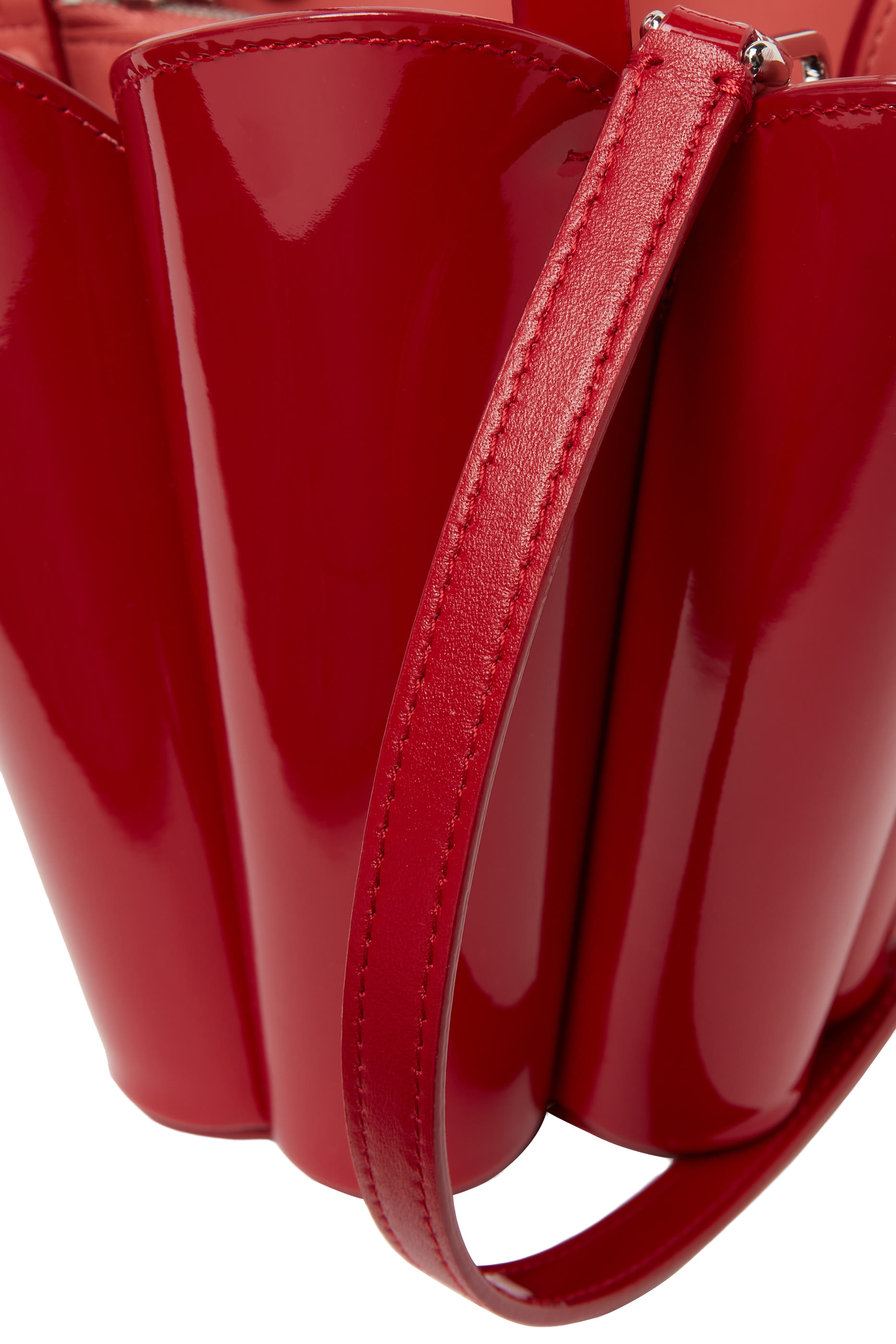 Patent Spade Flower Bucket Bag