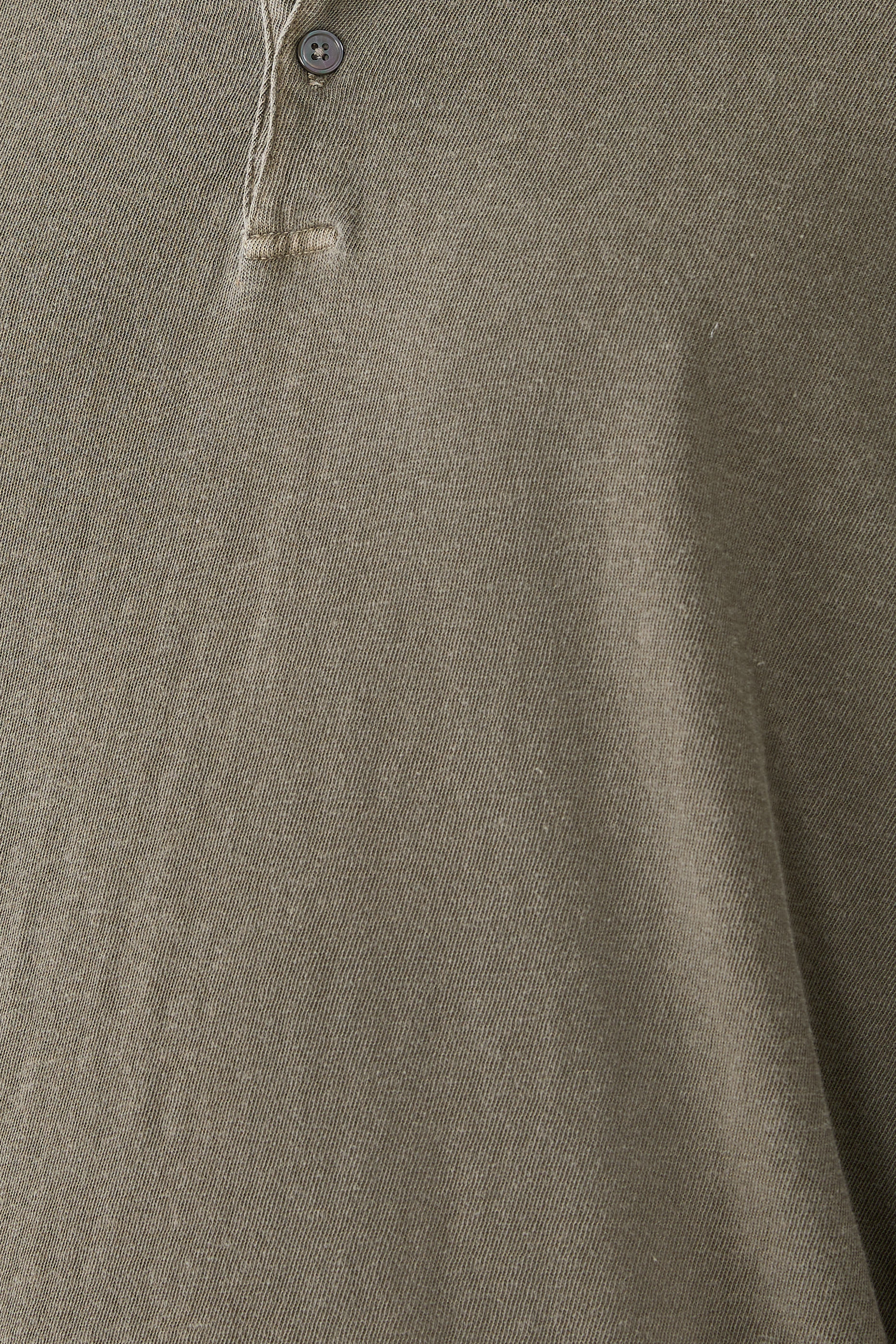Slub Jersey Short-Sleeved Henley
