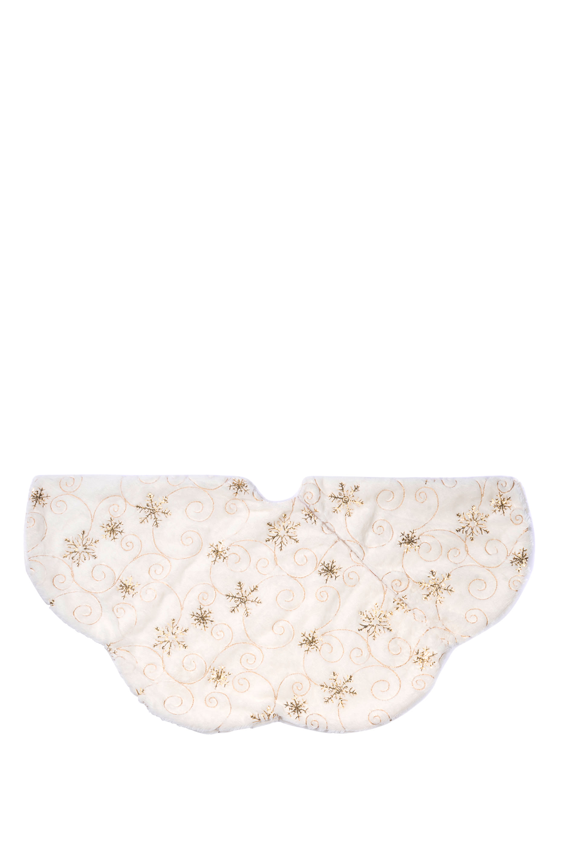 Fabric Snowflake Tree Skirt