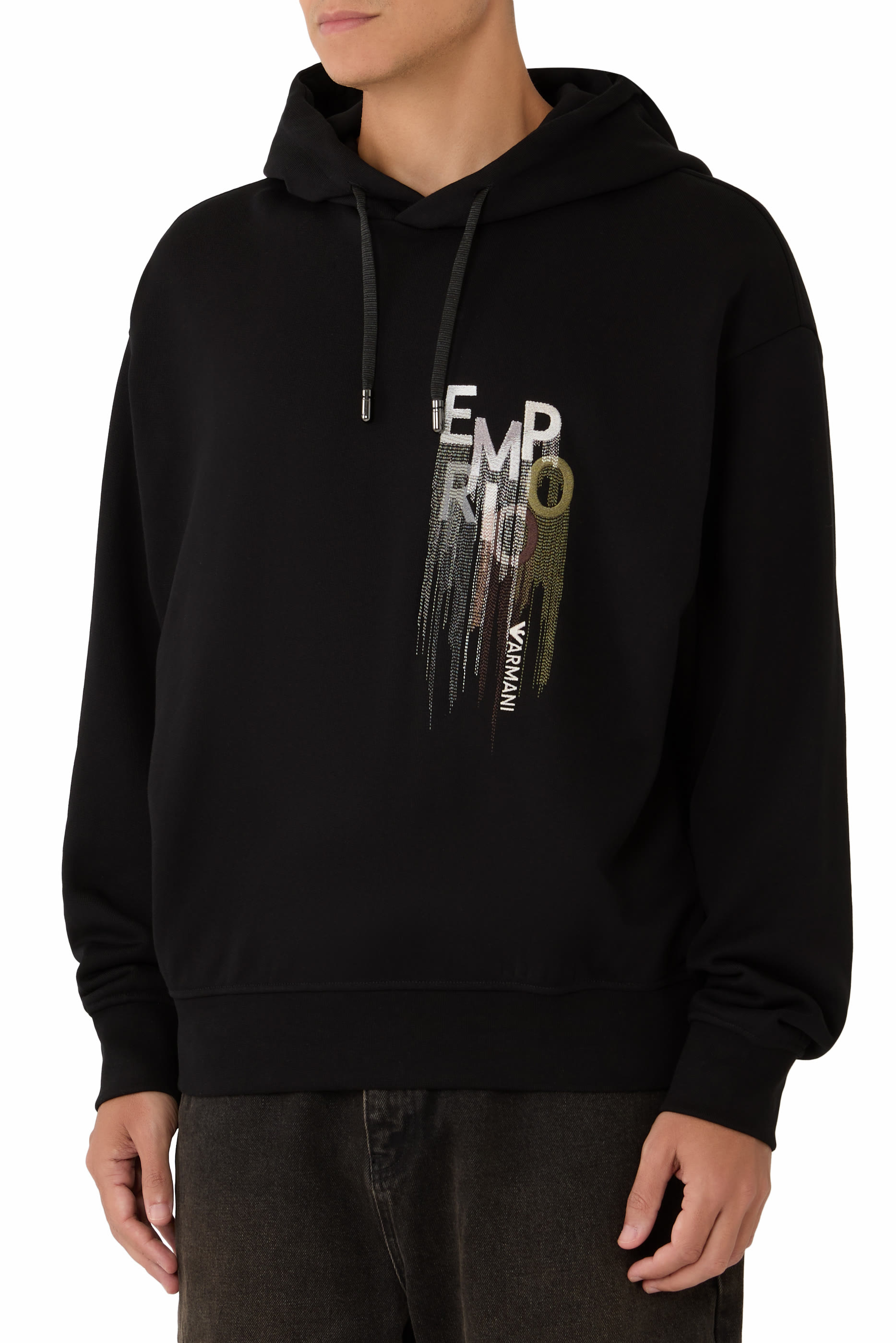 Embroidered Logo Hoodie