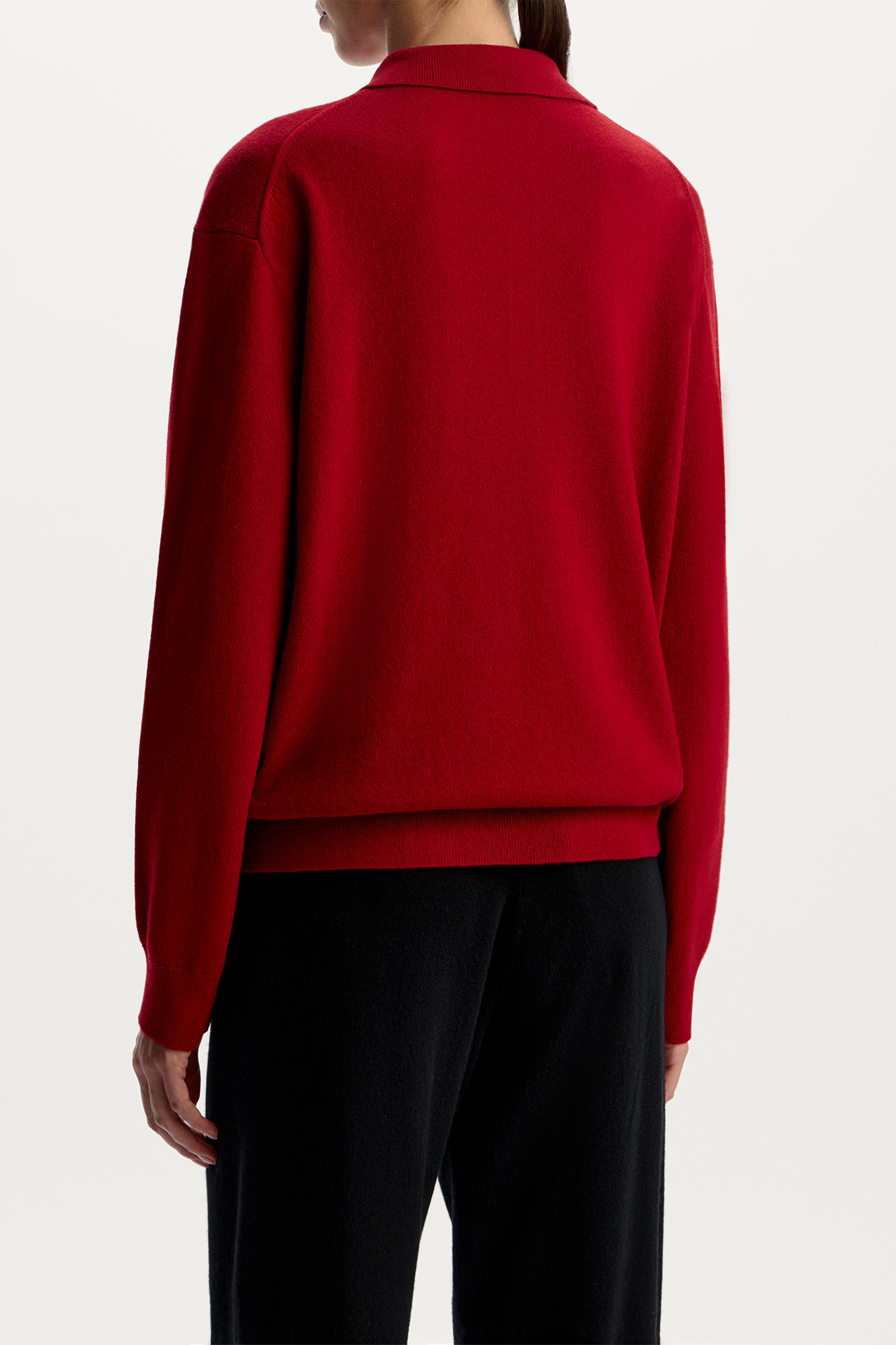 Wool-Cashmere Polo Jumper