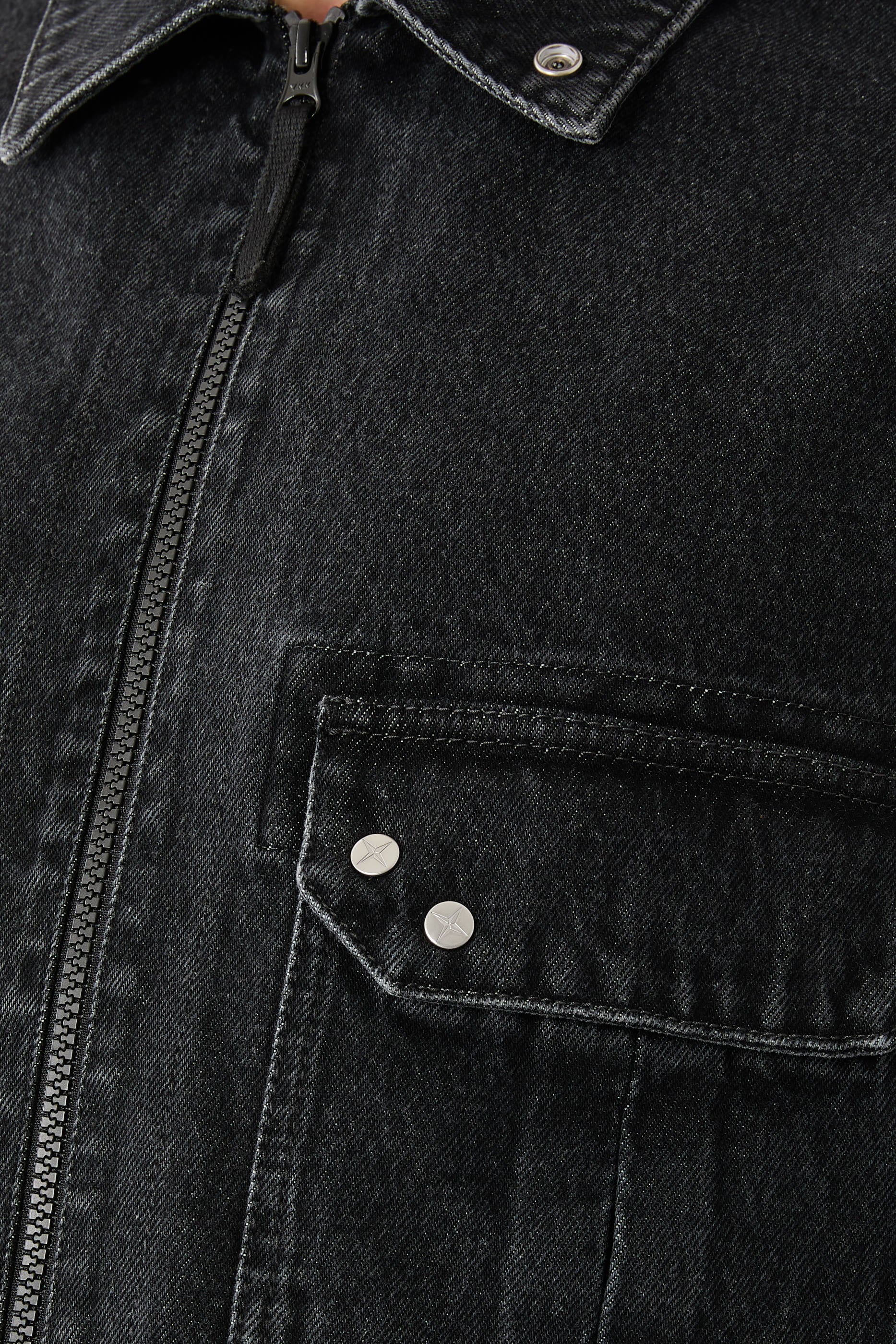 Logo Badge Zip-Fastening Overshirt