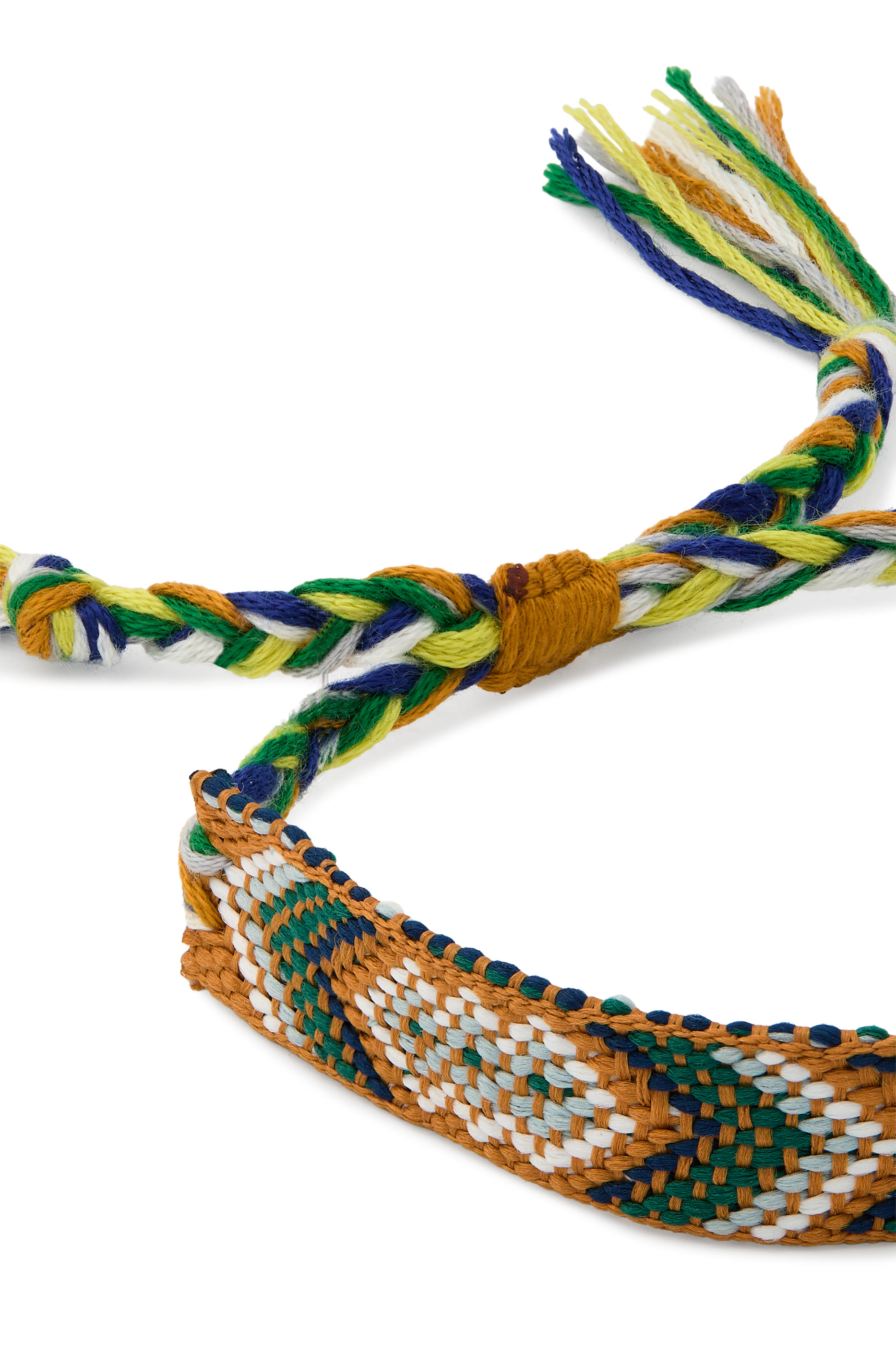 Hob Love Woven Bracelet, 18k Yellow Gold