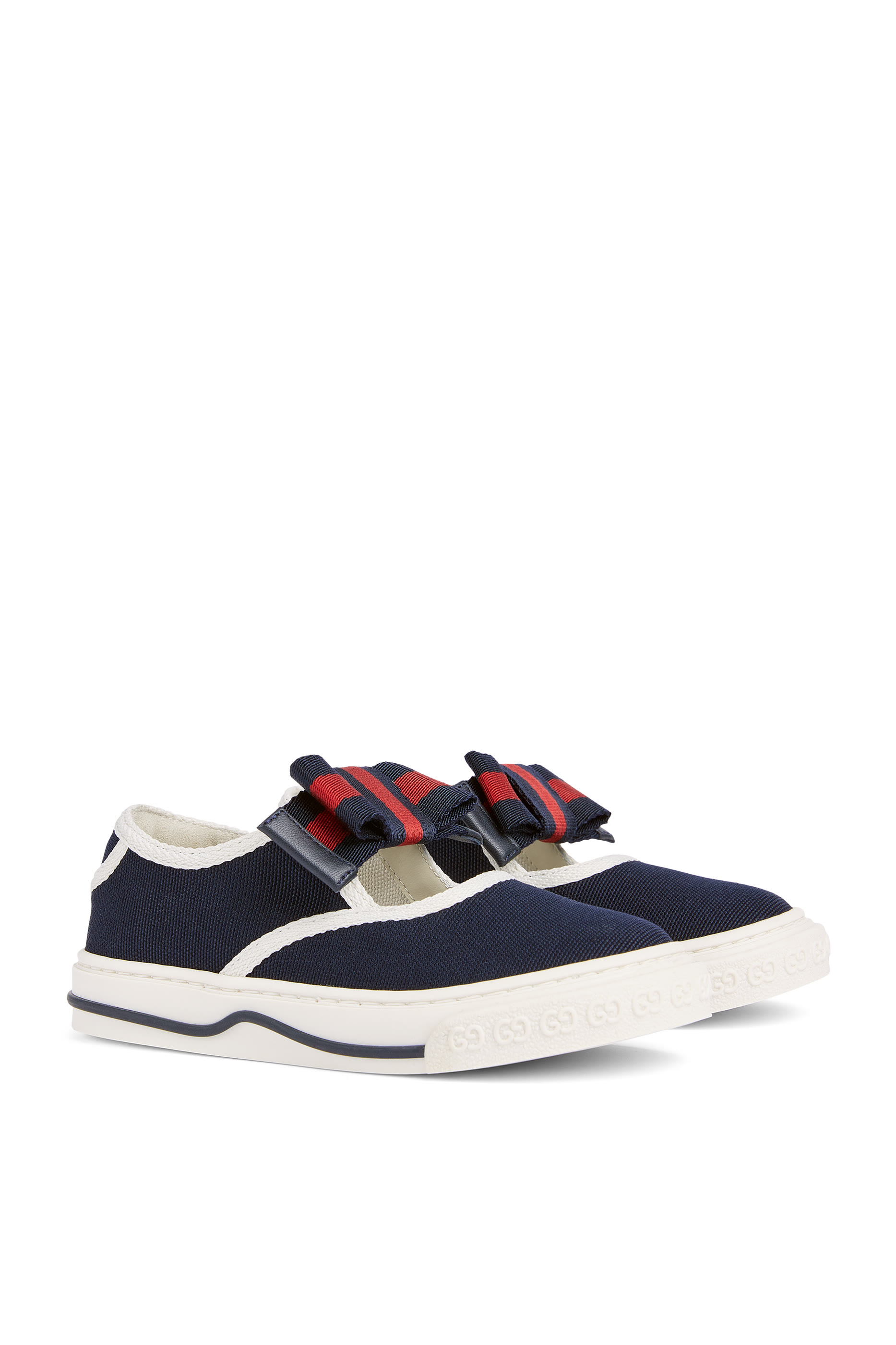 Kids Web Bow Detail Sneakers