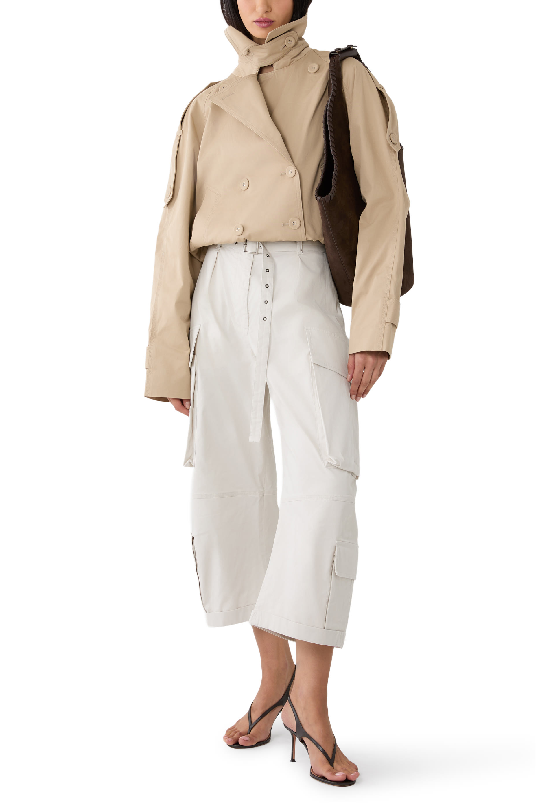 Belted Cargo Trousers