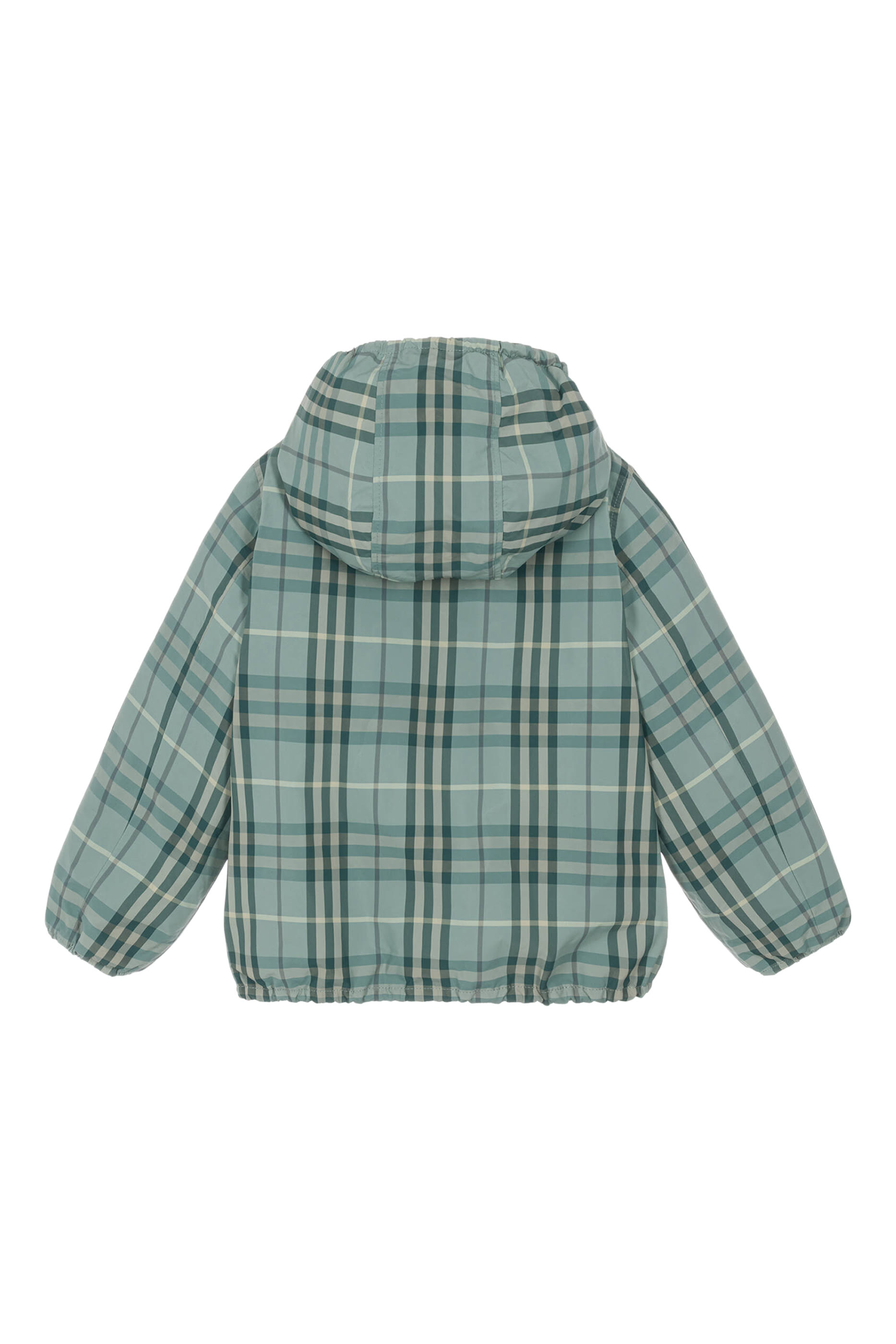Kids Reversible Check Hooded Jacket 