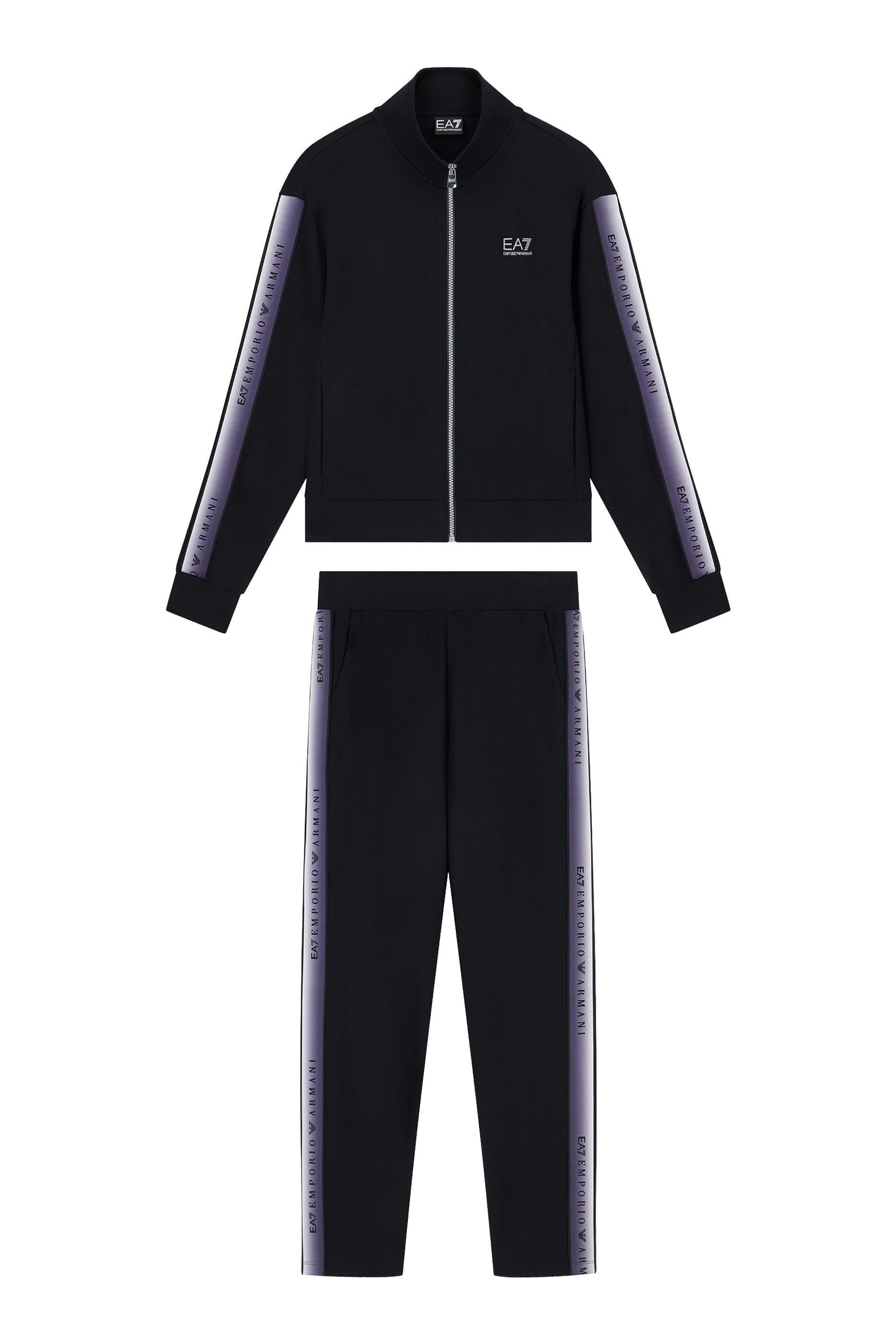 EA7 Logo Tape Tracksuit Set