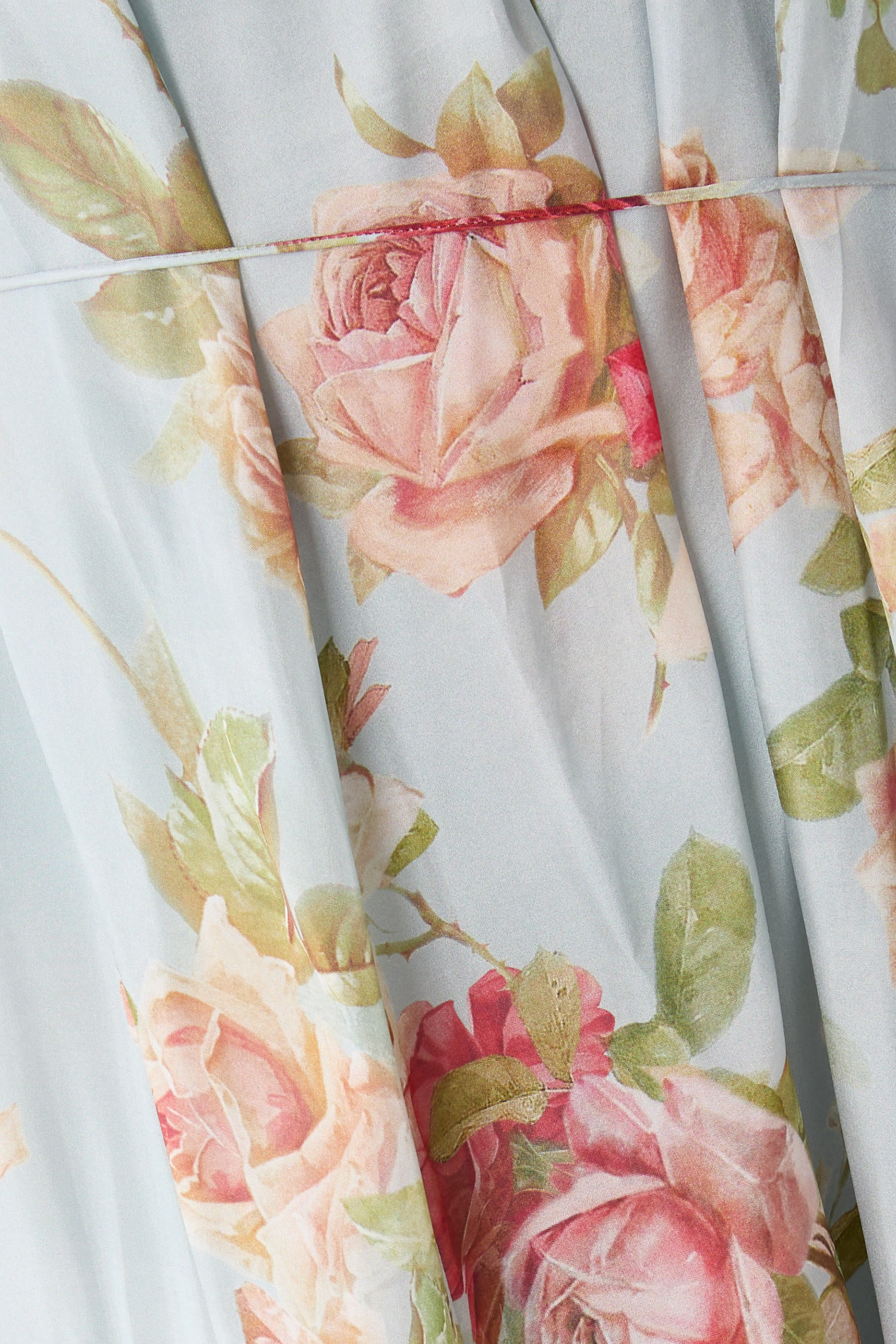Roselight Frill Maxi Dress