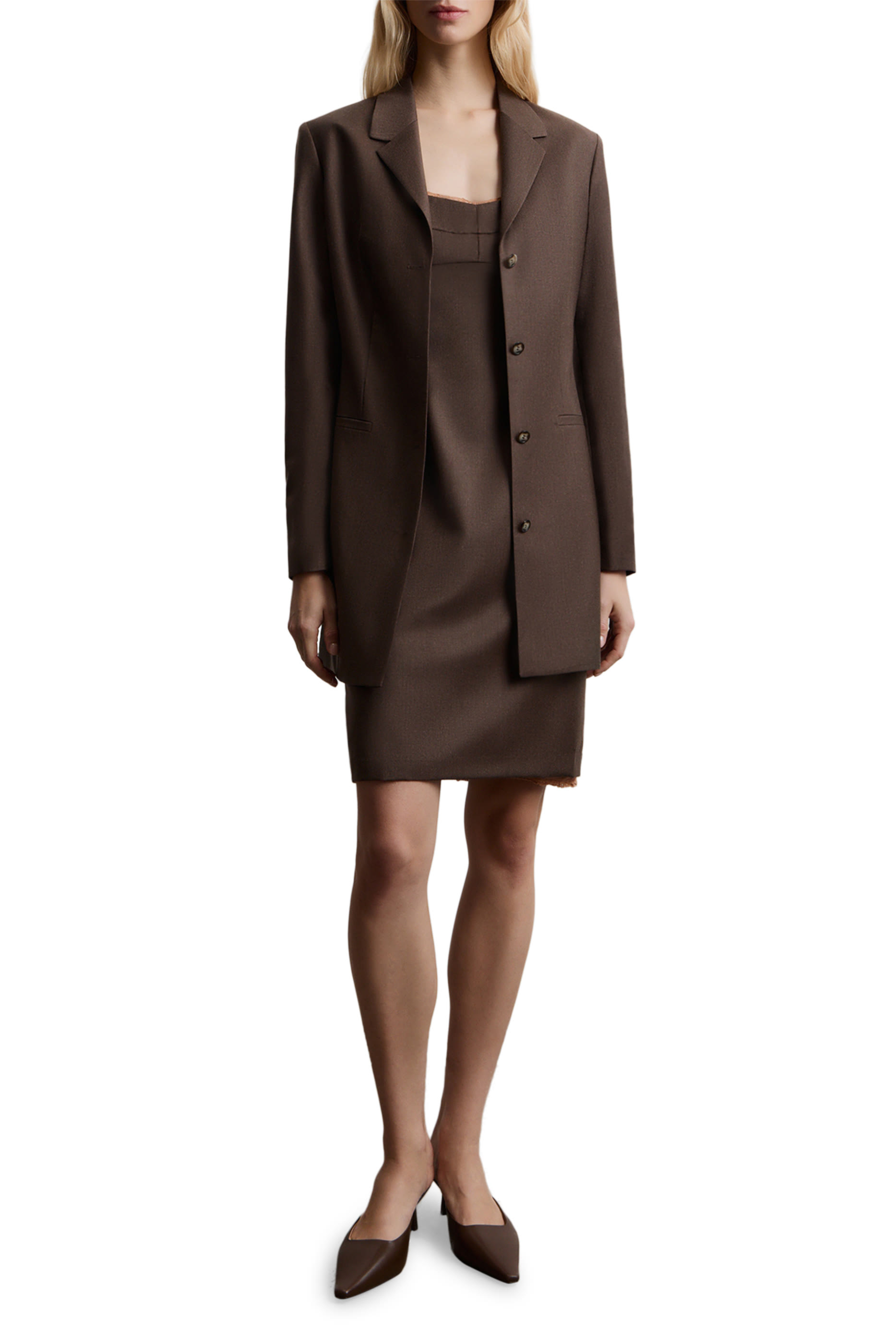 Wool Silk Dress