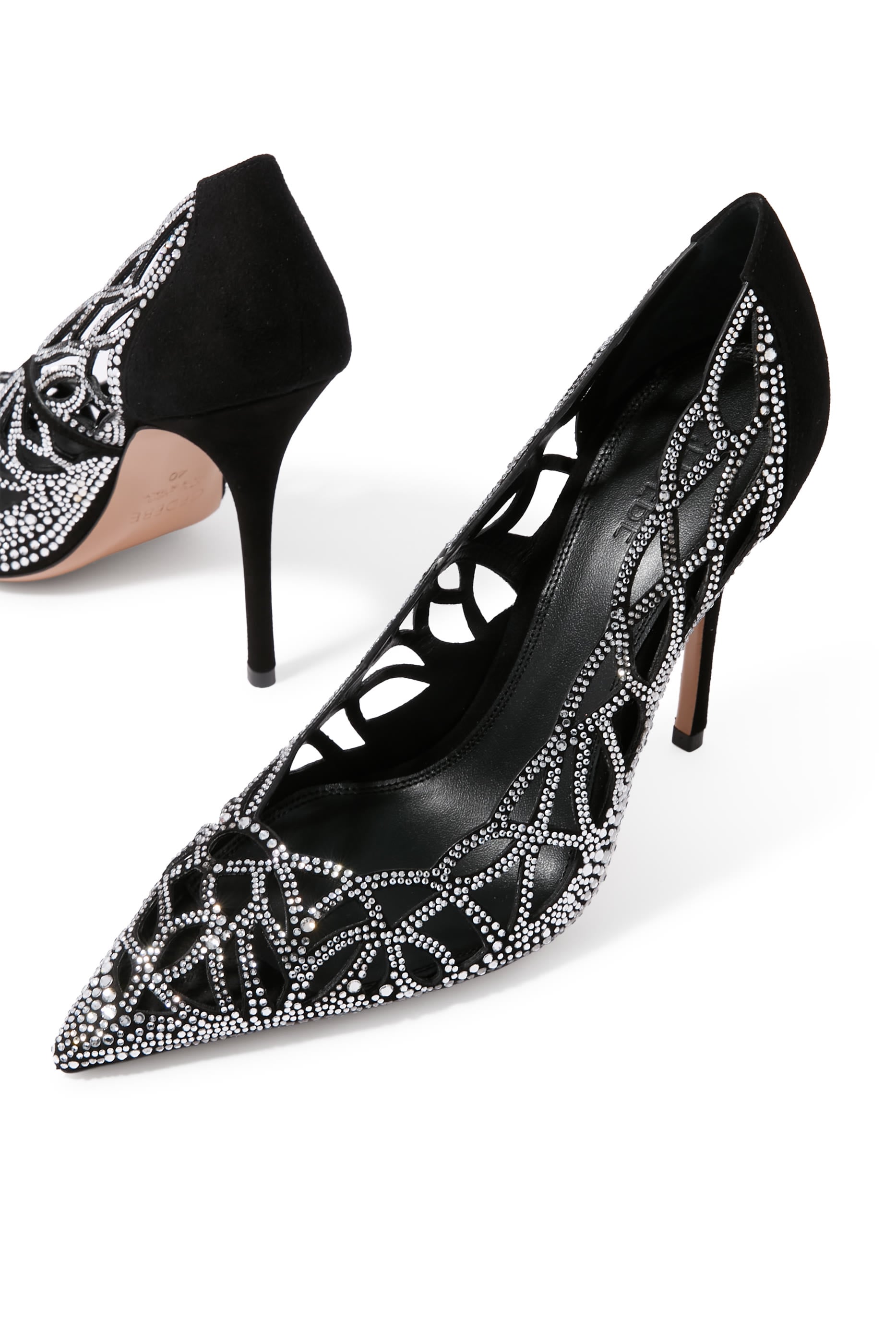 Merveille 105 Crystal Cut-Out Pumps