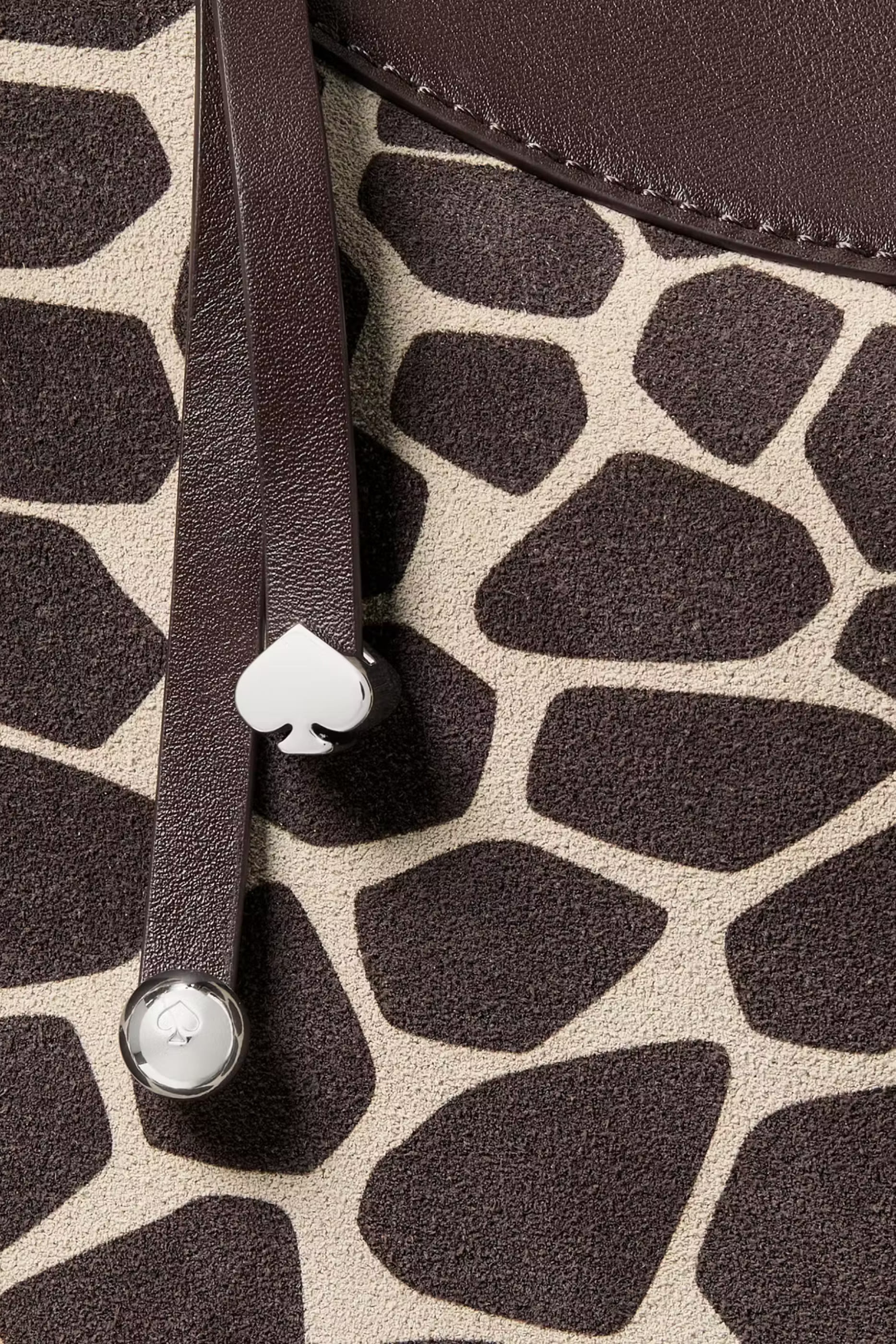 Liv Giraffe Suede Shoulder Bag