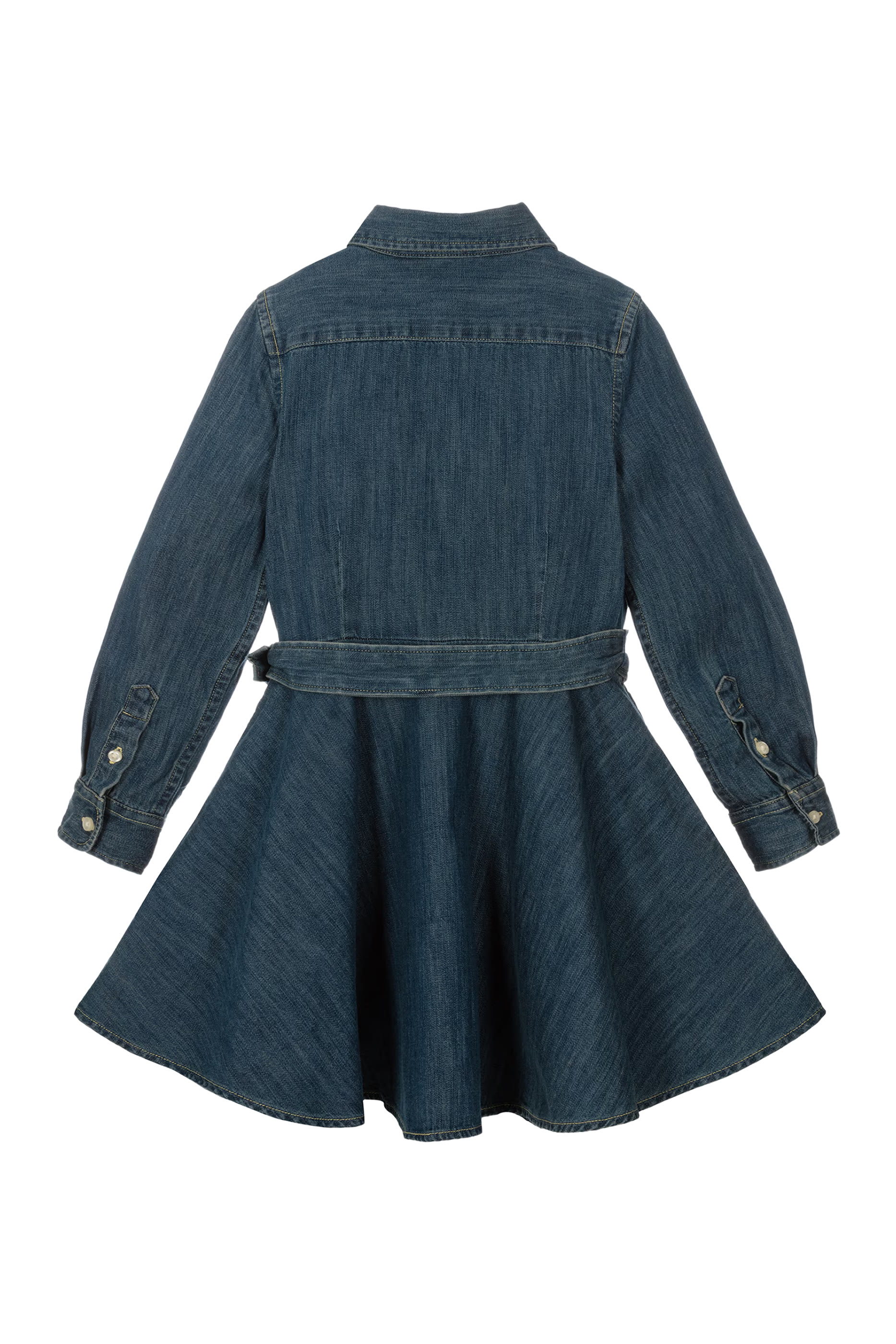 Kids Logo Belted Shirtdress