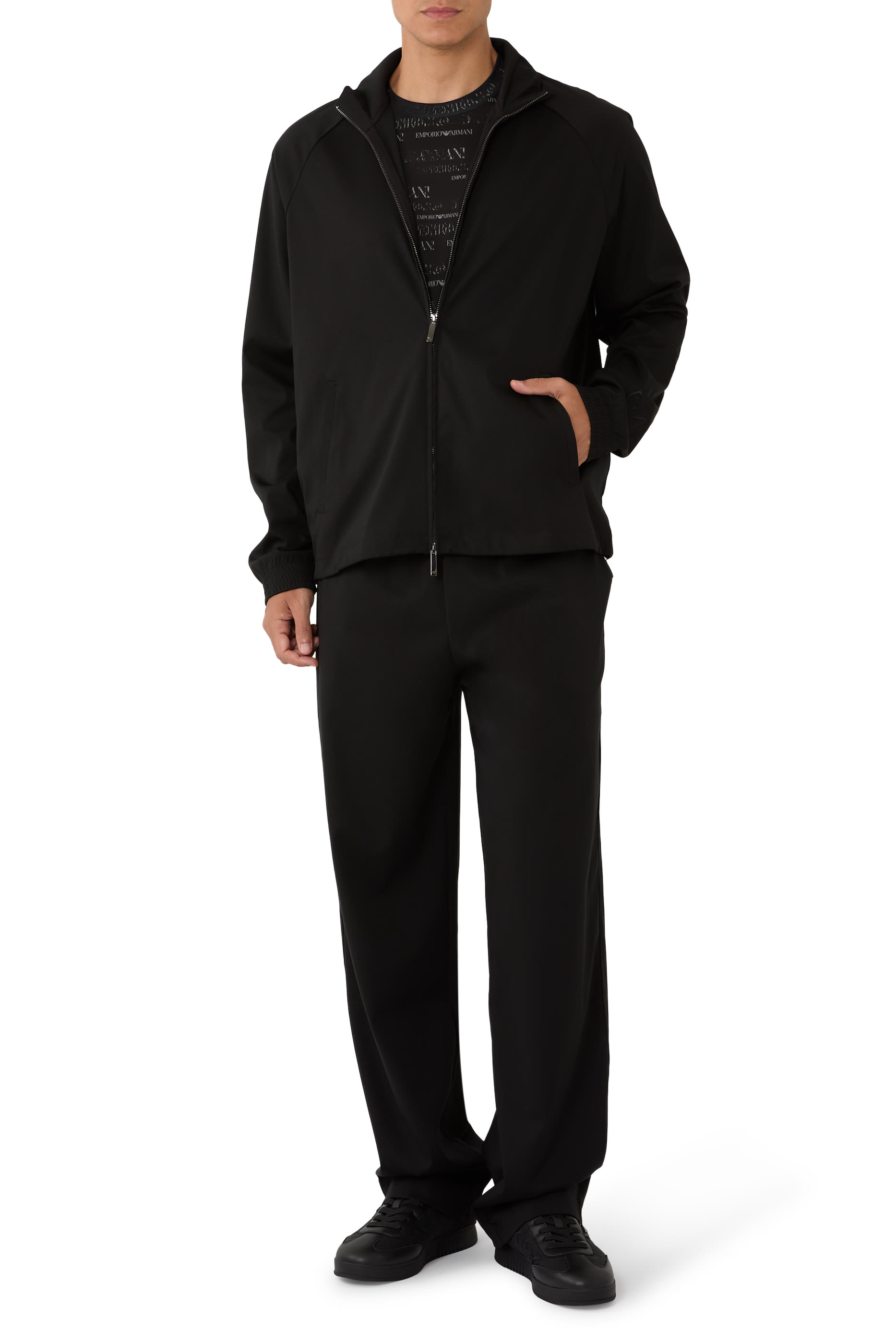 Interlock Jersey Full-Zip Sweatshirt