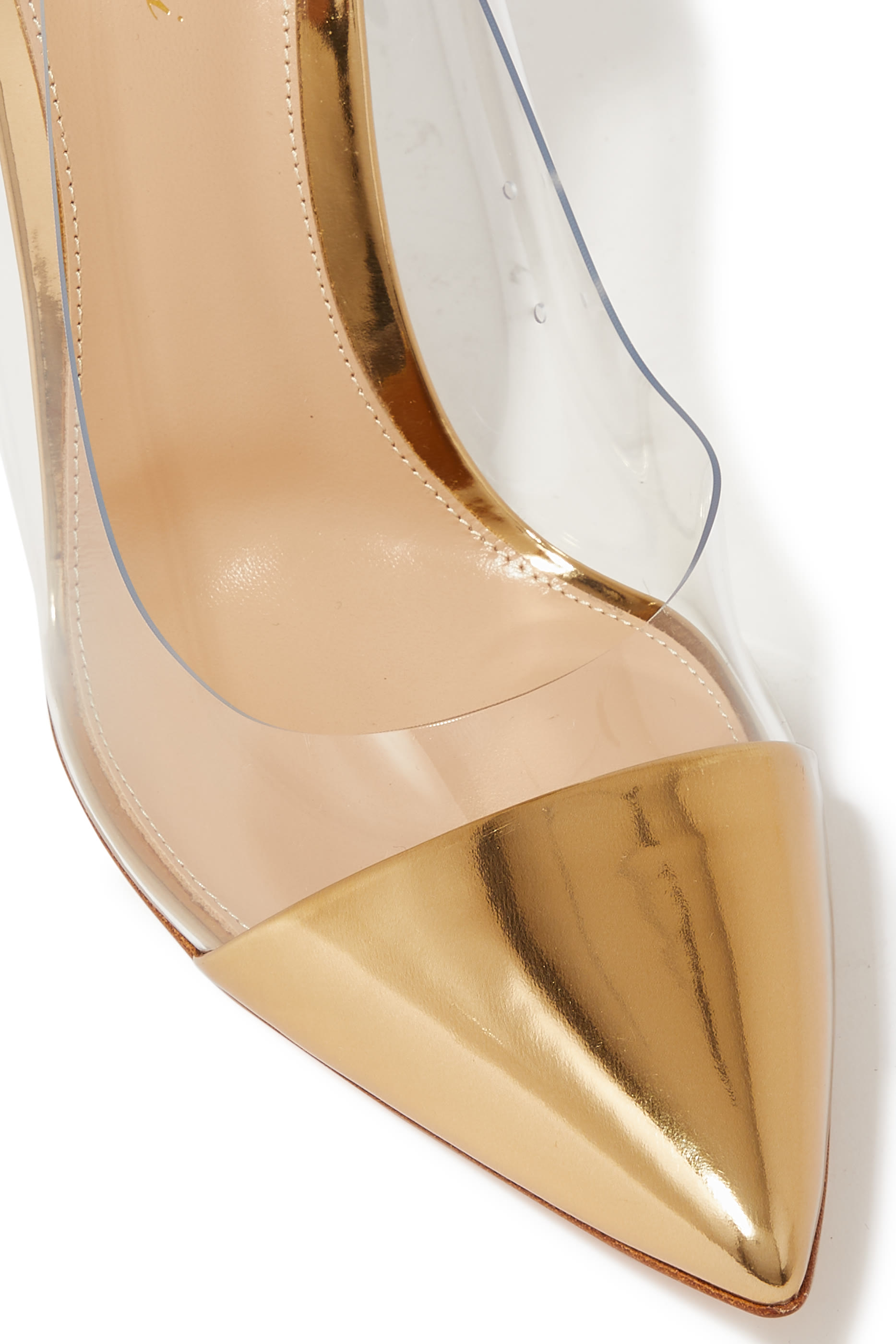Plexi 85 Pumps in Metallic Leather