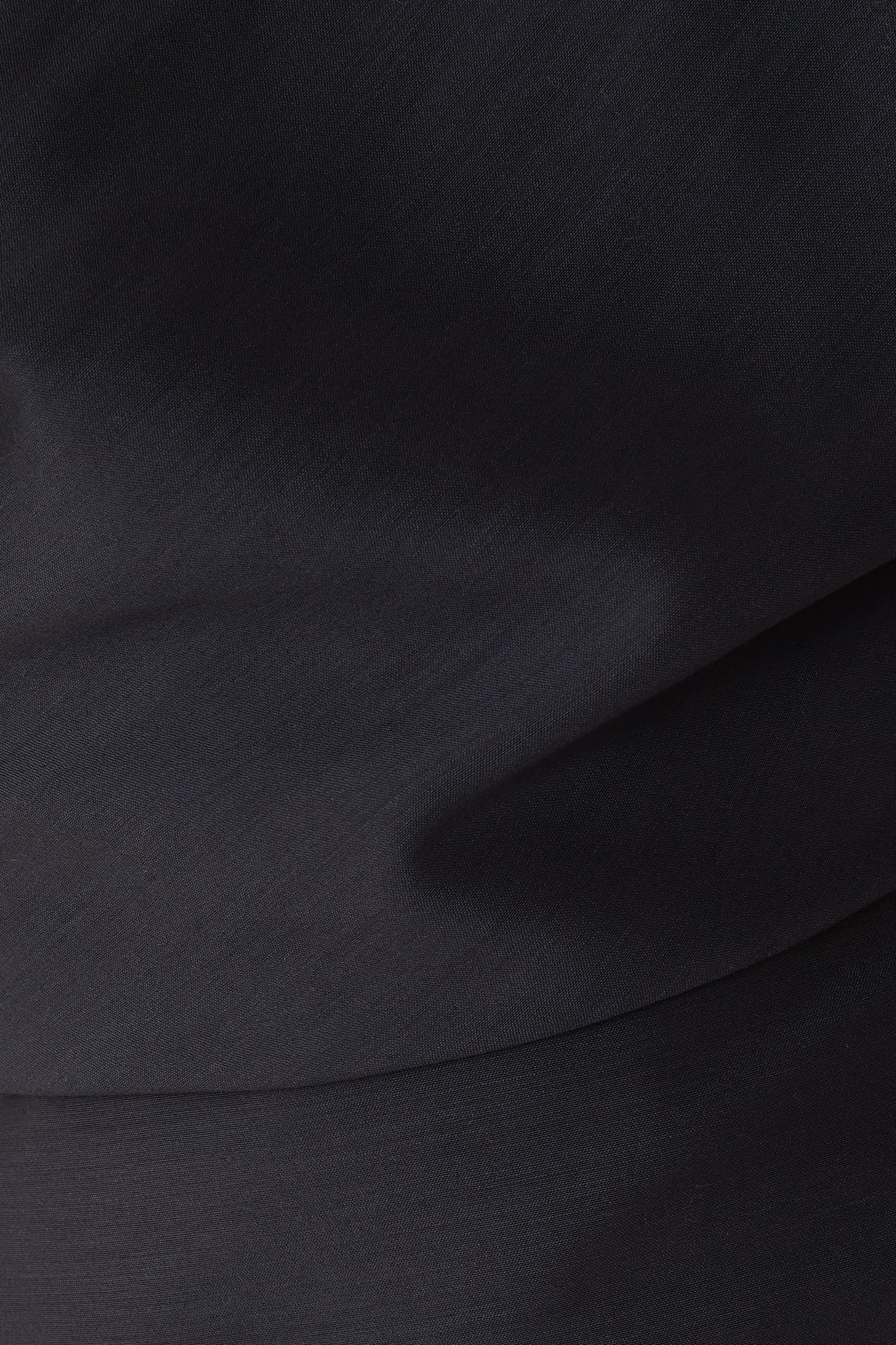 Draped Open Back Wool Top