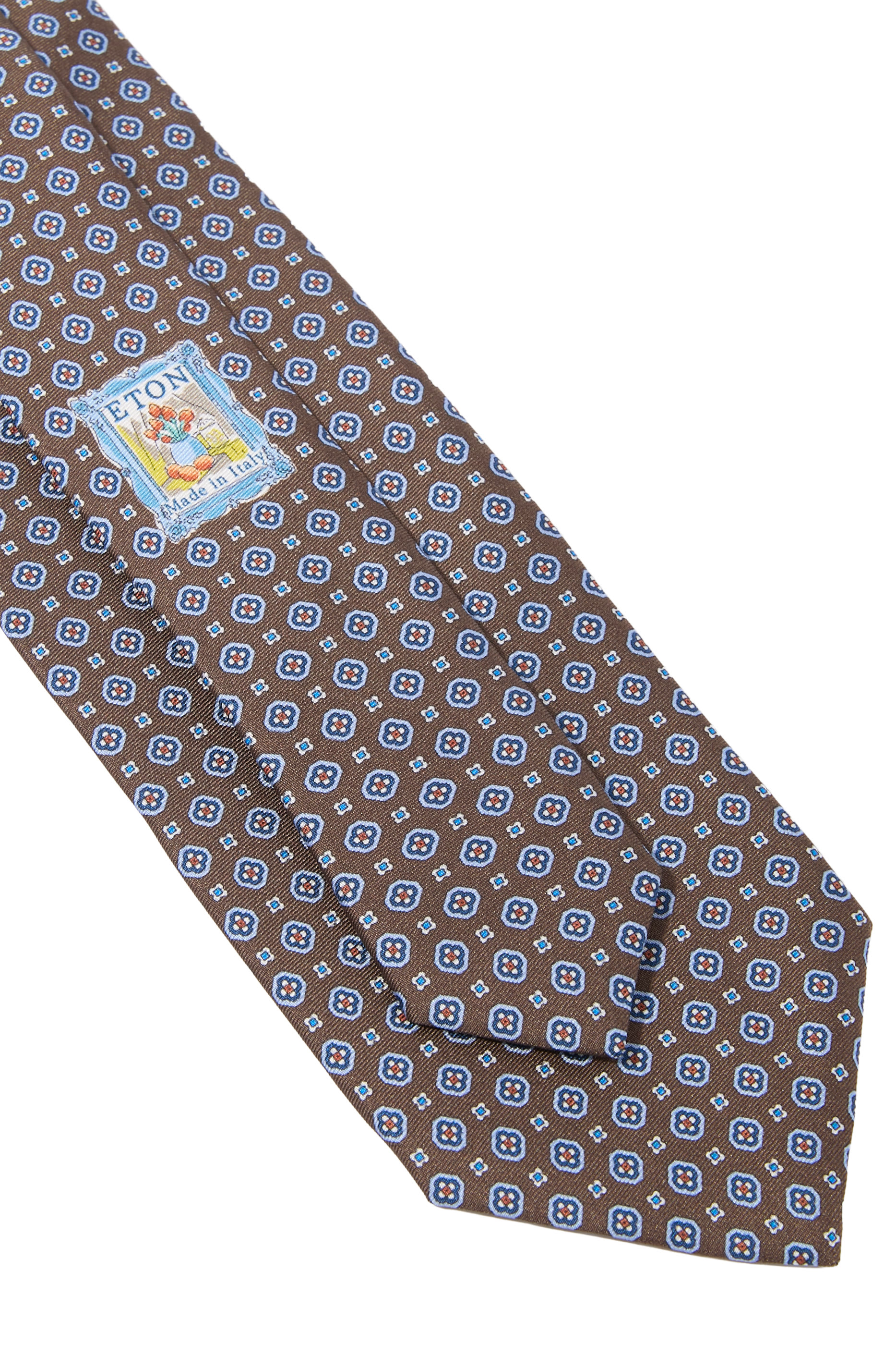 Medallion Printed Silk Tie