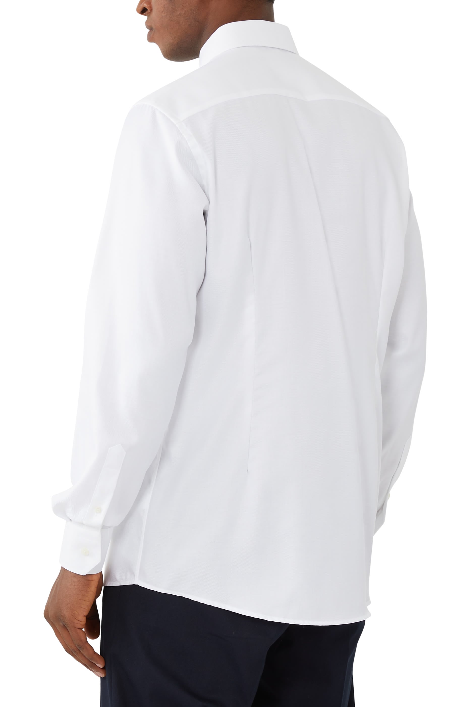 Solid Textured Twill Shirt 