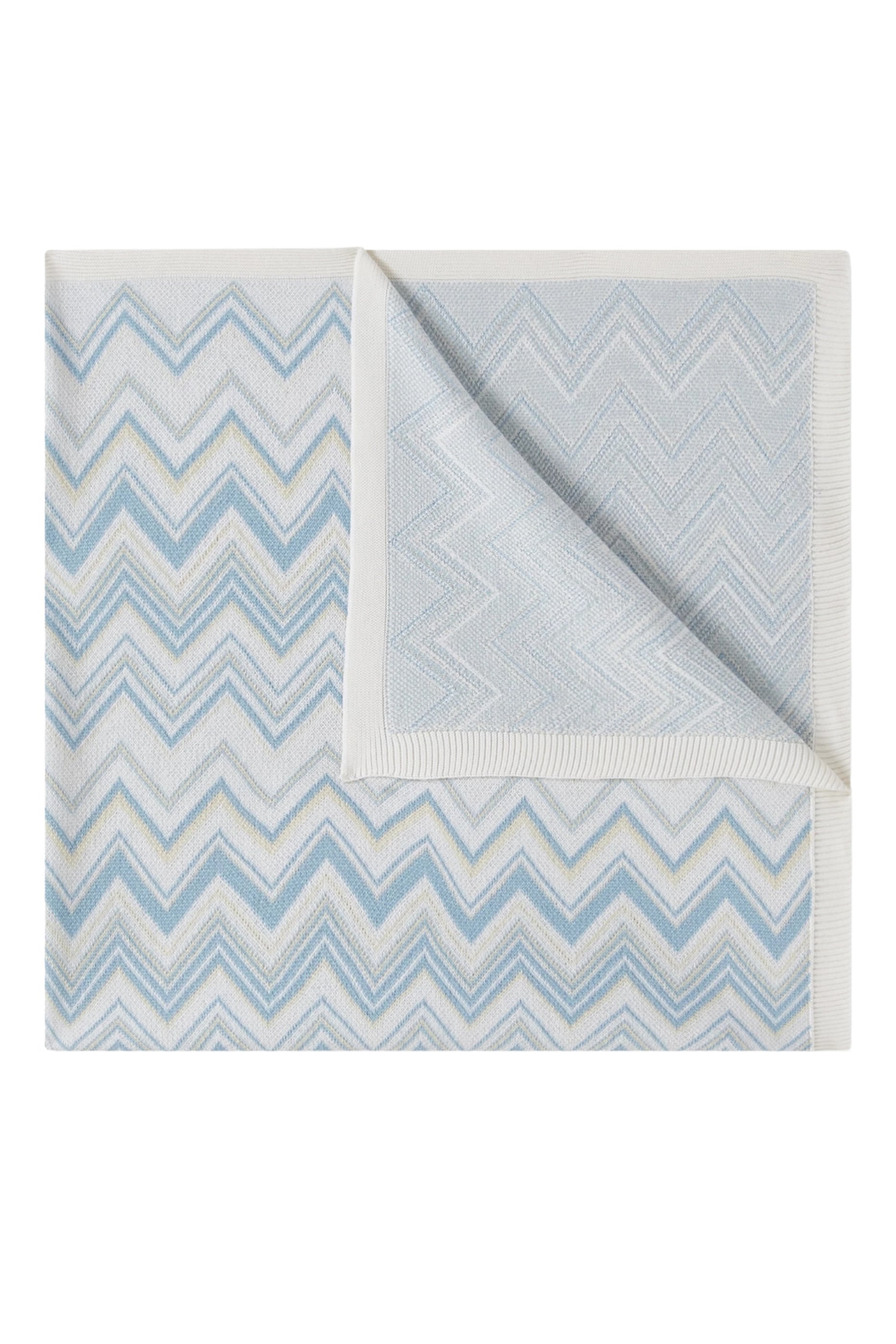 Kids Zig Zag Knit Blanket