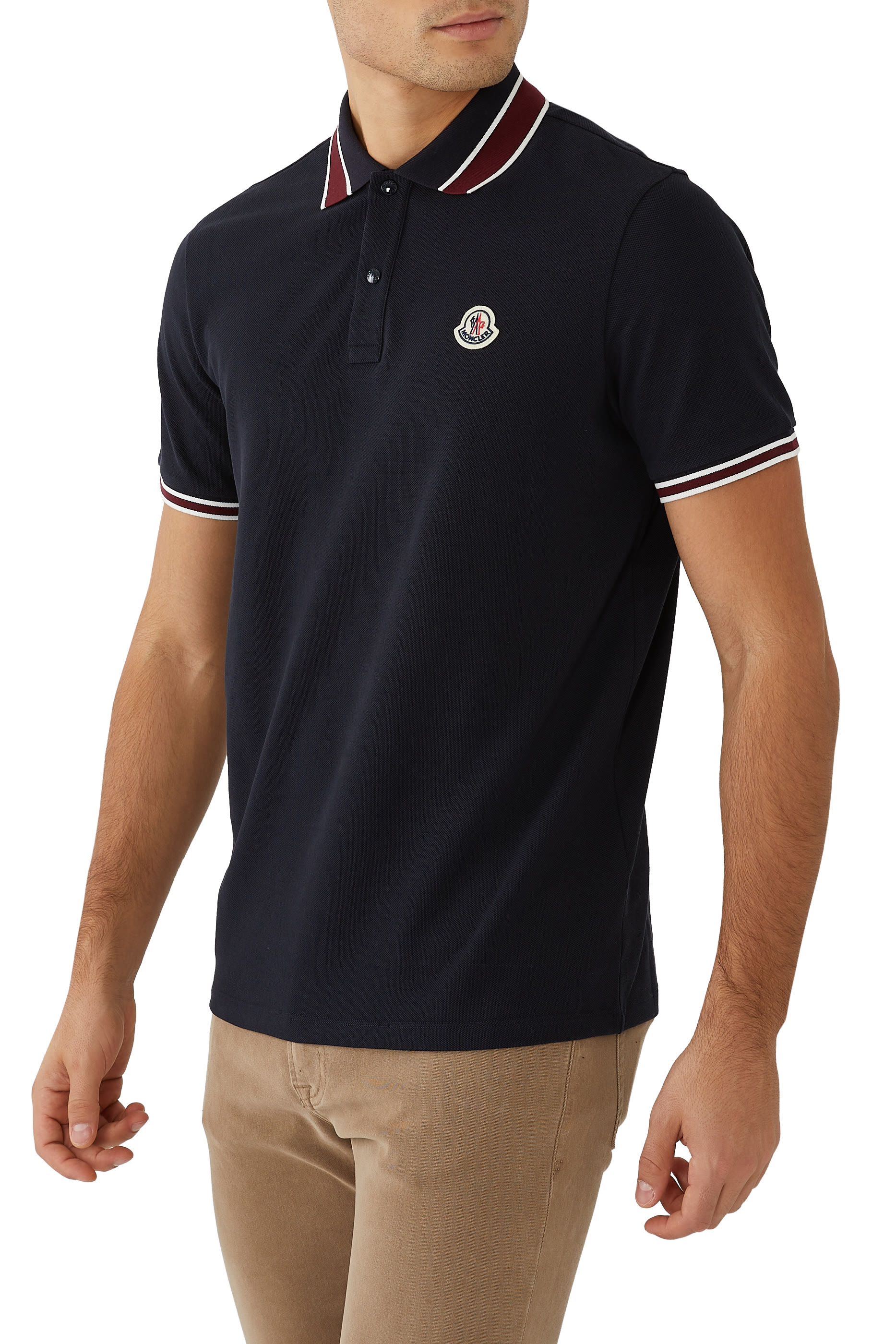 Logo Patch Polo Shirt