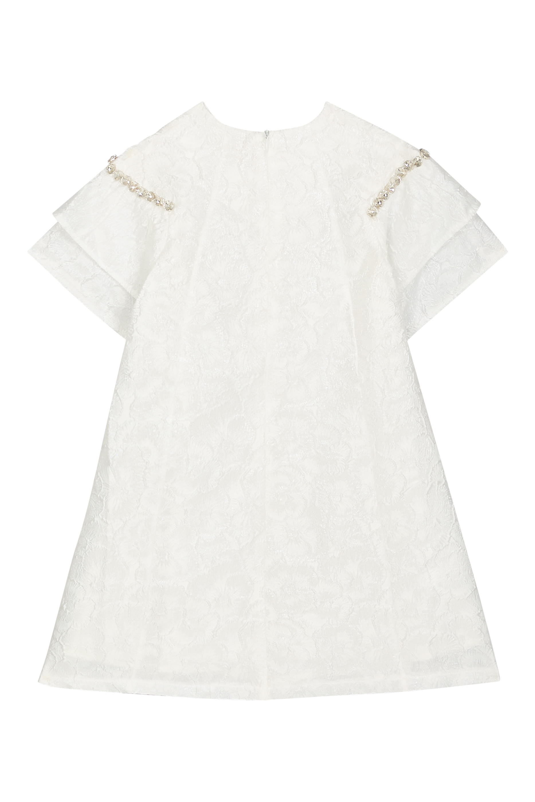  Kids Crystal Embellished Dress 
