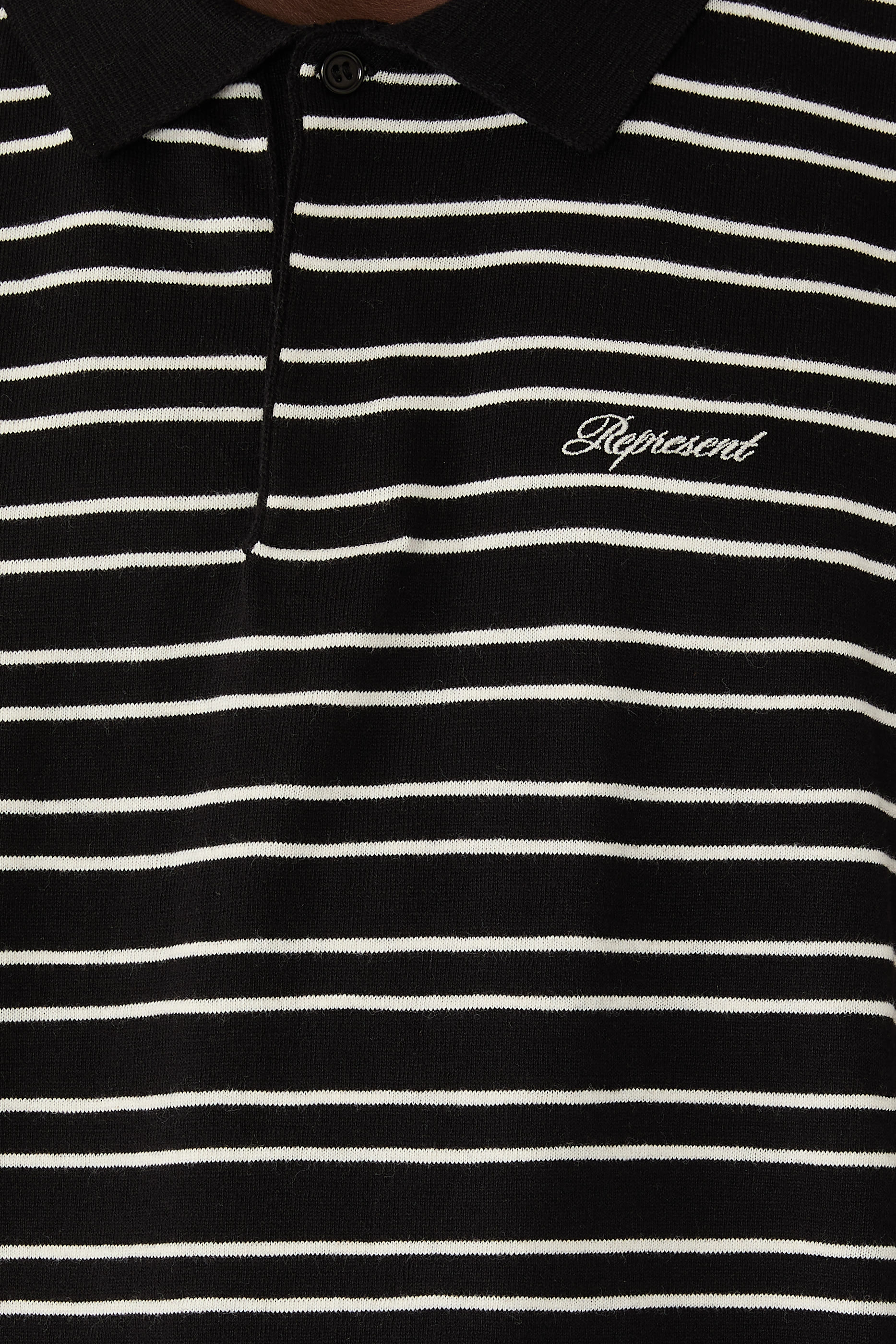California Striped Knit Polo