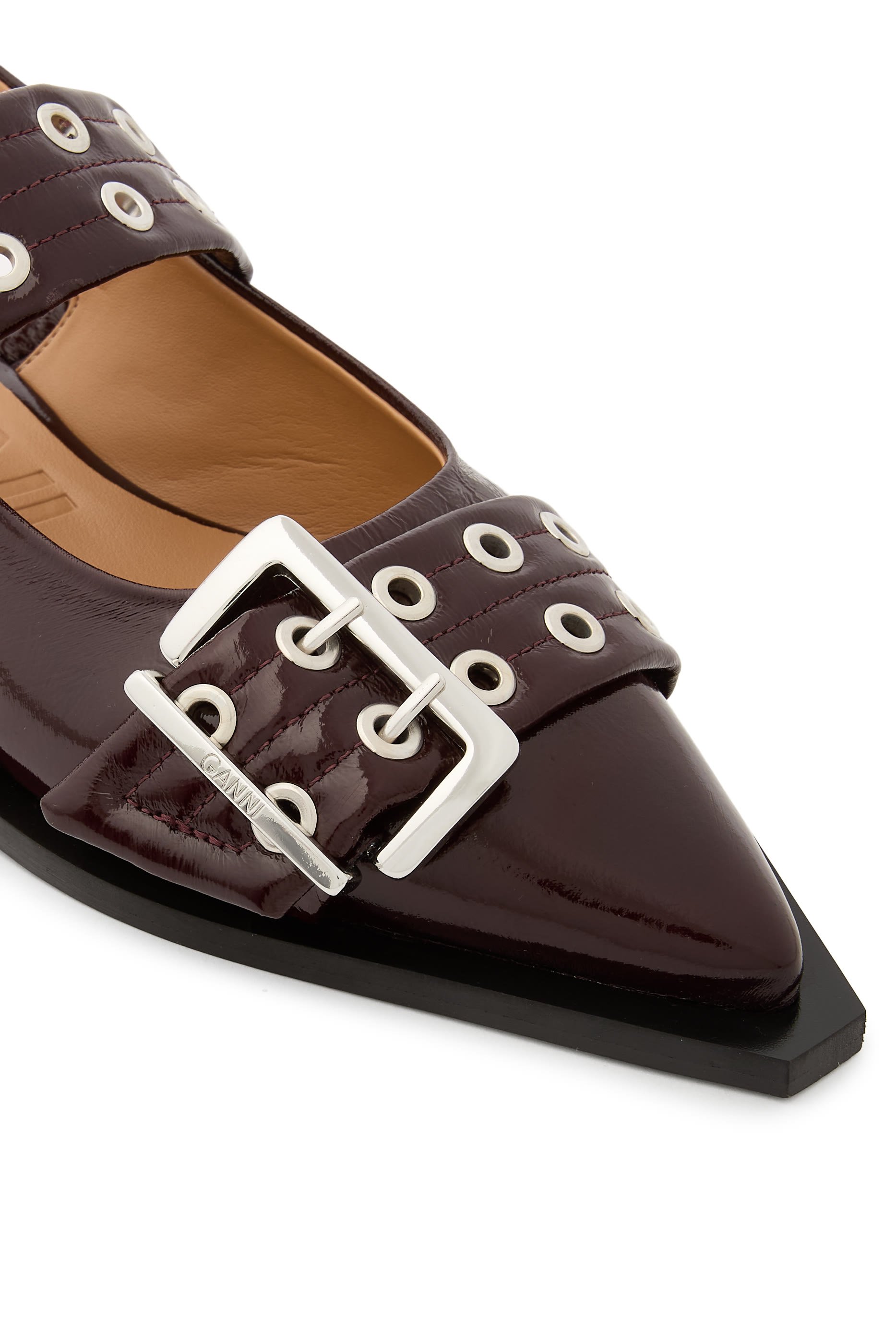 Feminine Buckle Ballerinas