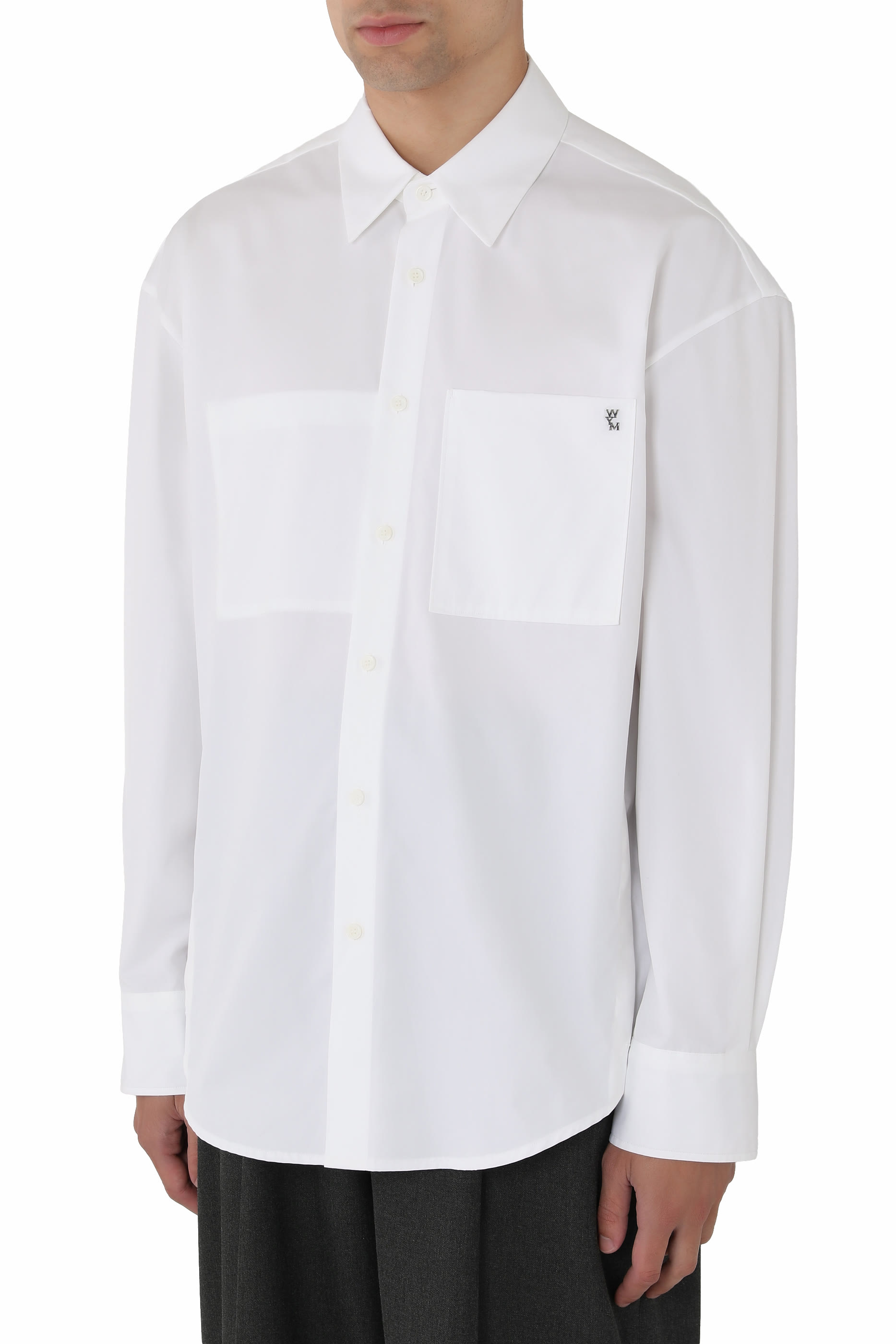 Cotton Back Logo Shirt
