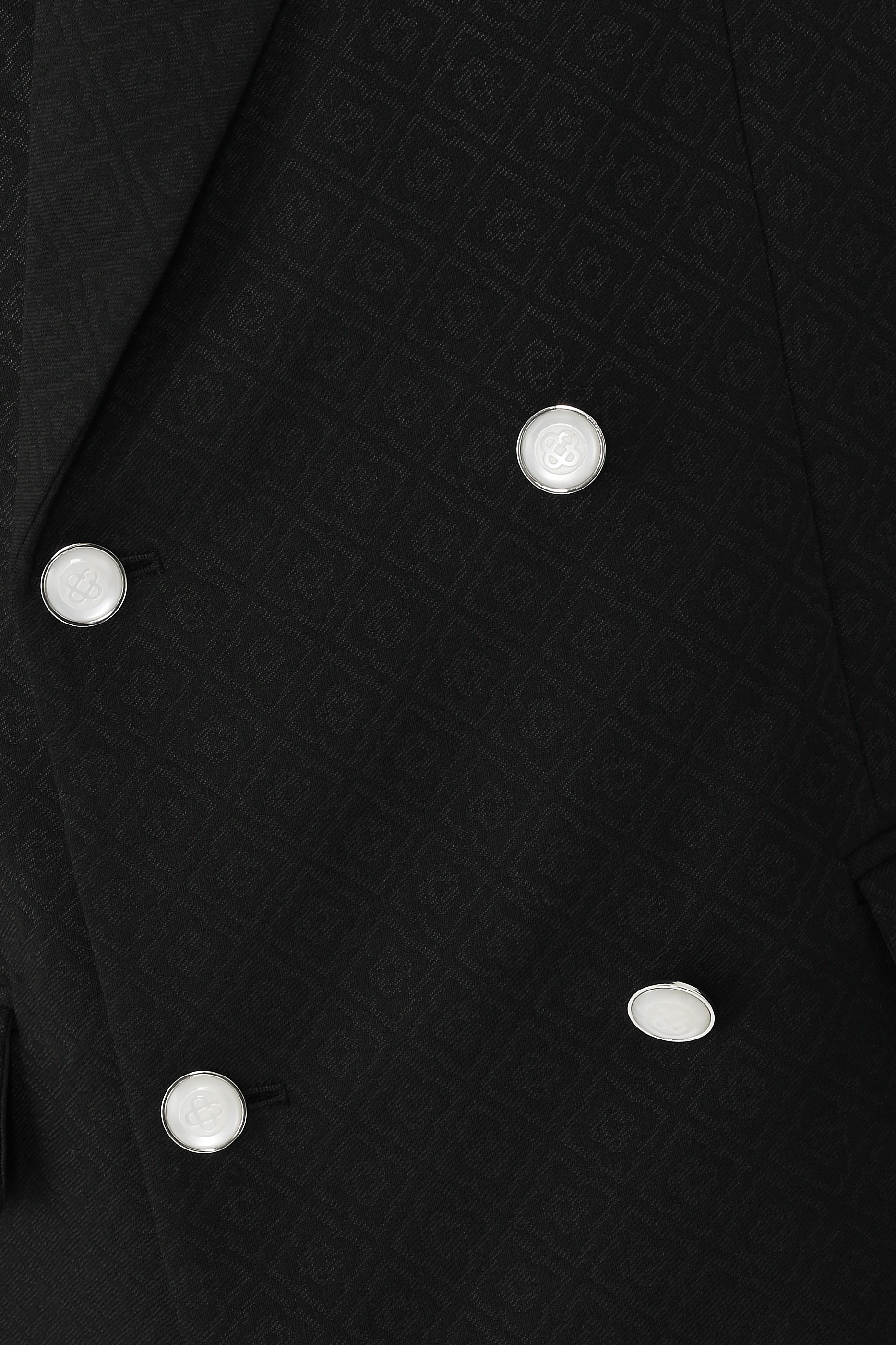 Monogram Double Breasted Suit Jacket