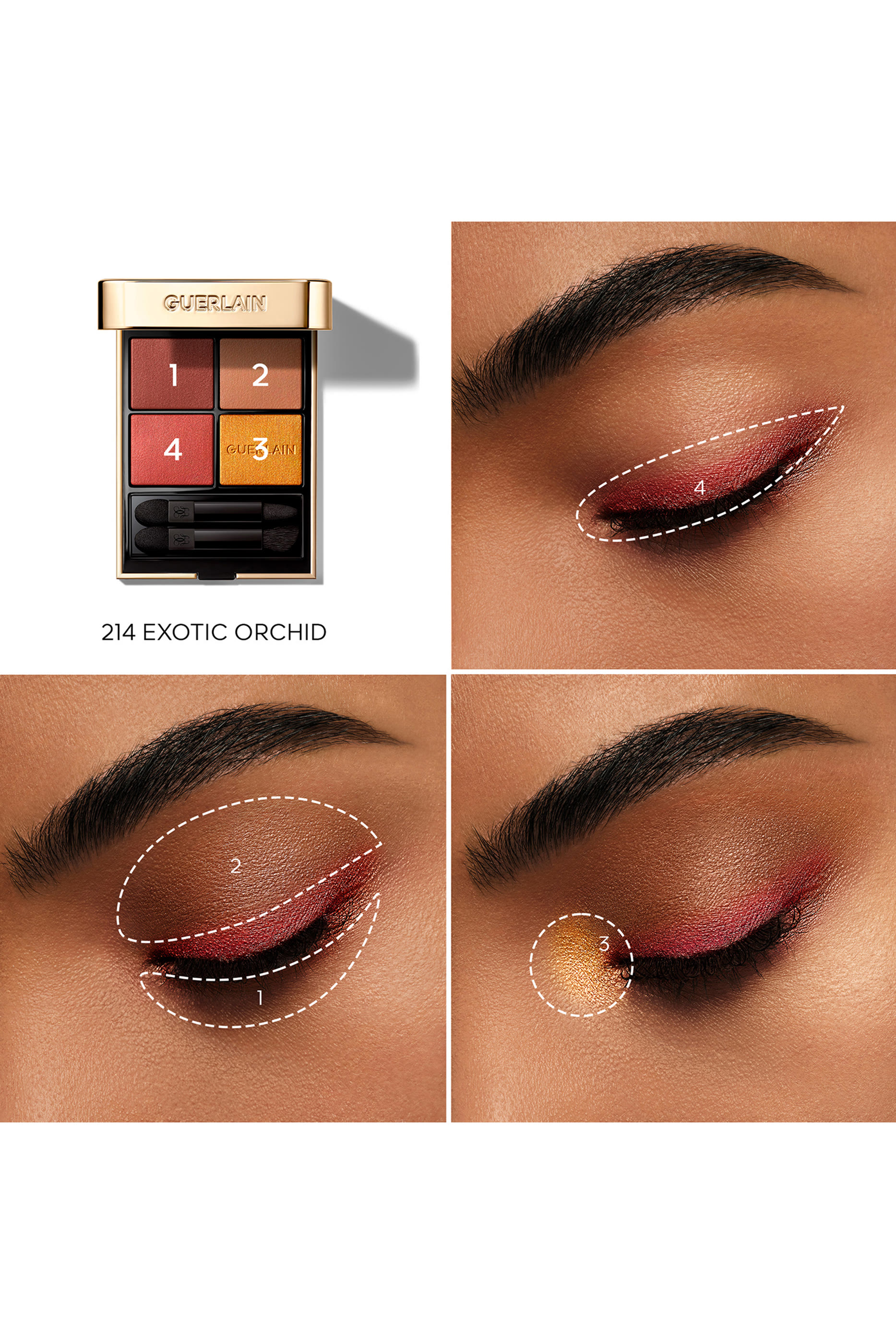 Ombres G Eyeshadow Quad, 6g