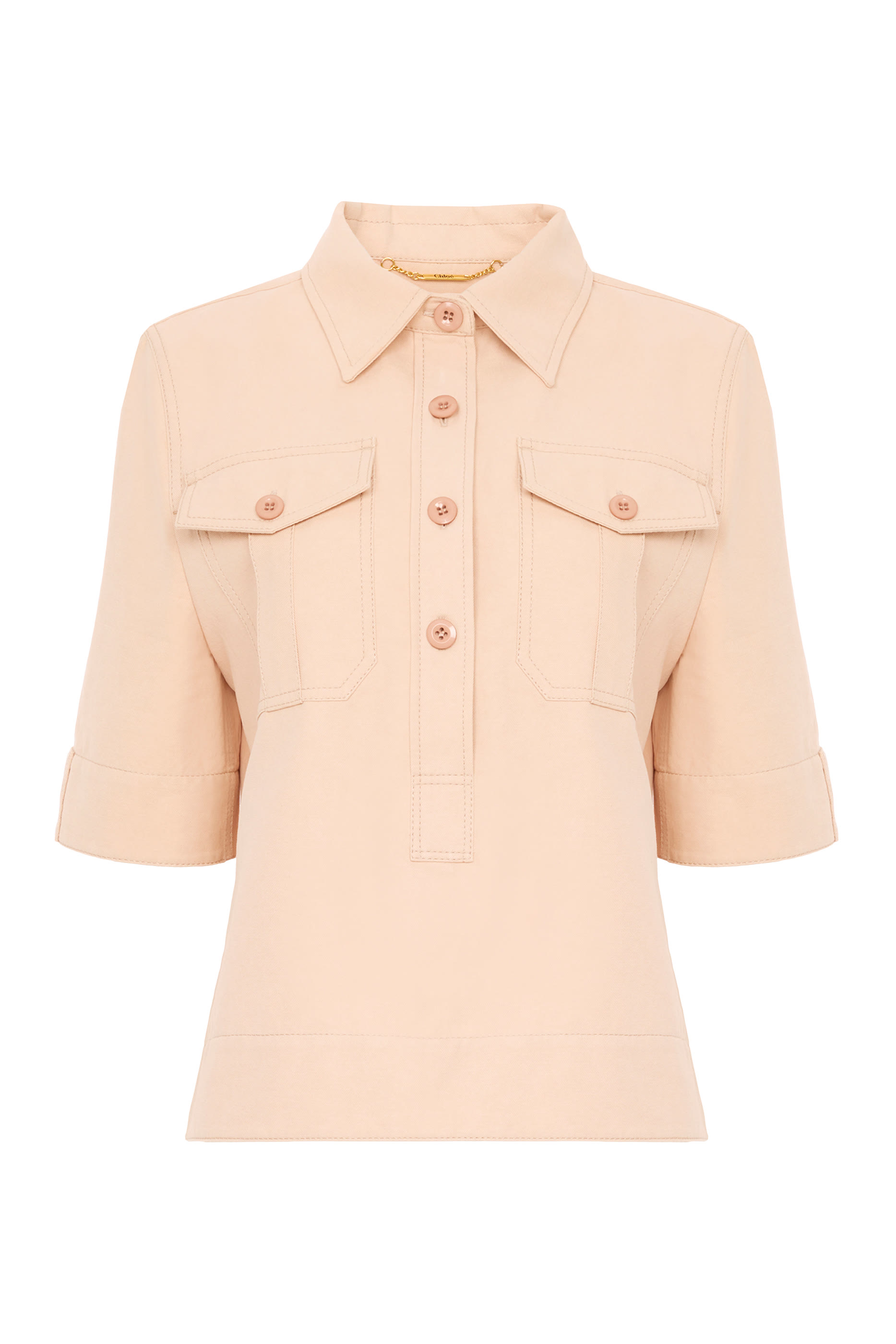 Flap Pockets Polo Shirt