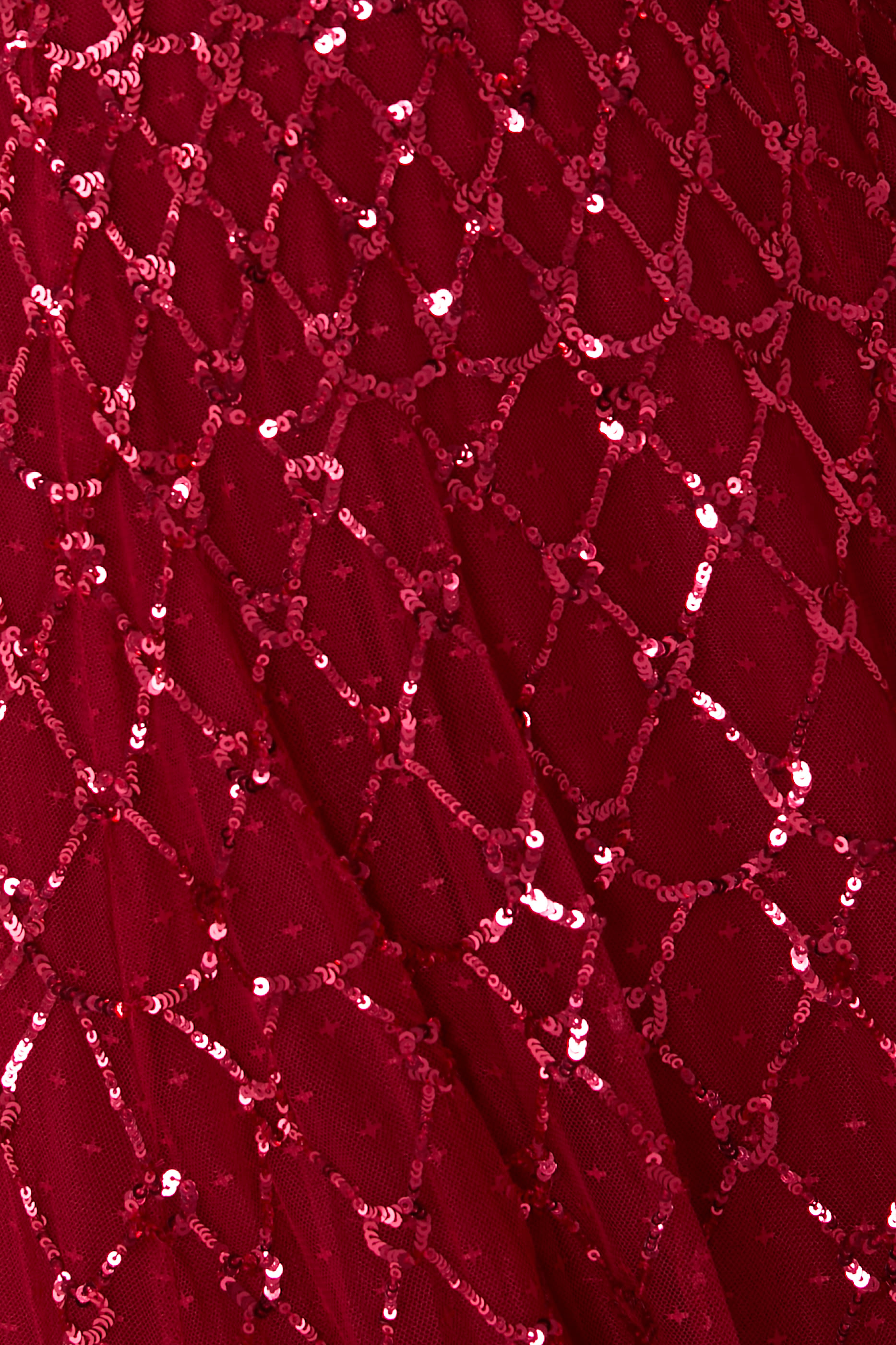 Heart Lattice Ankle Gown