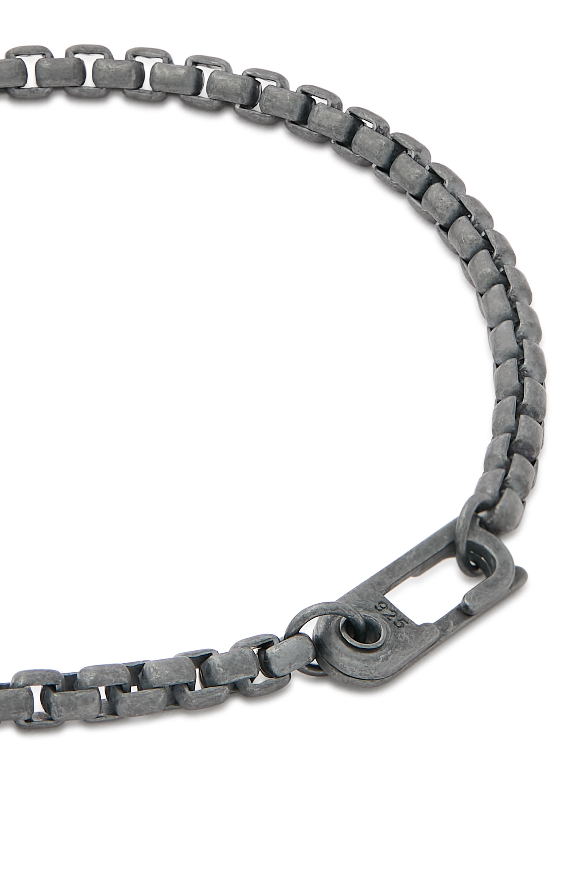  Annex Venetian Chain Bracelet, Oxidized Sterling Silver