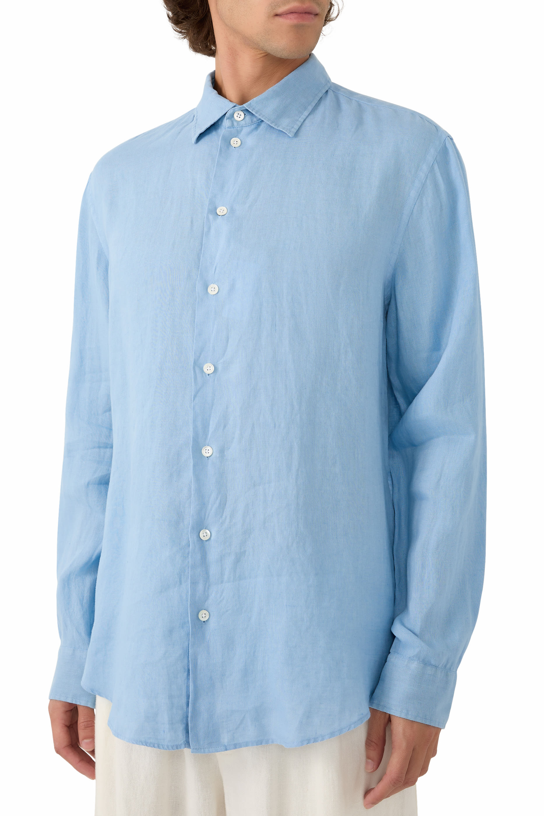 Long Sleeves Linen Shirt 