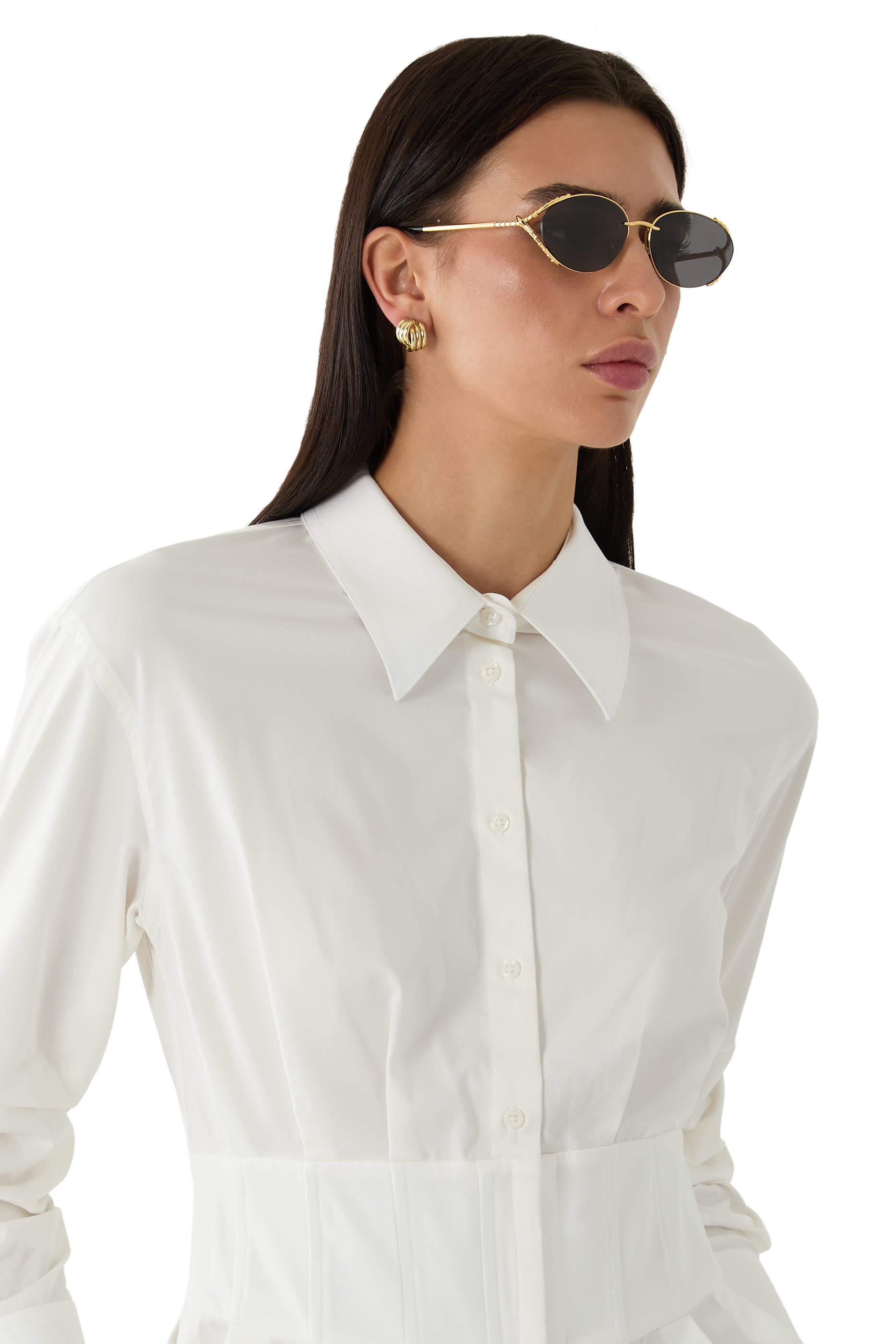 Serpenti Viper Oval Sunglasses