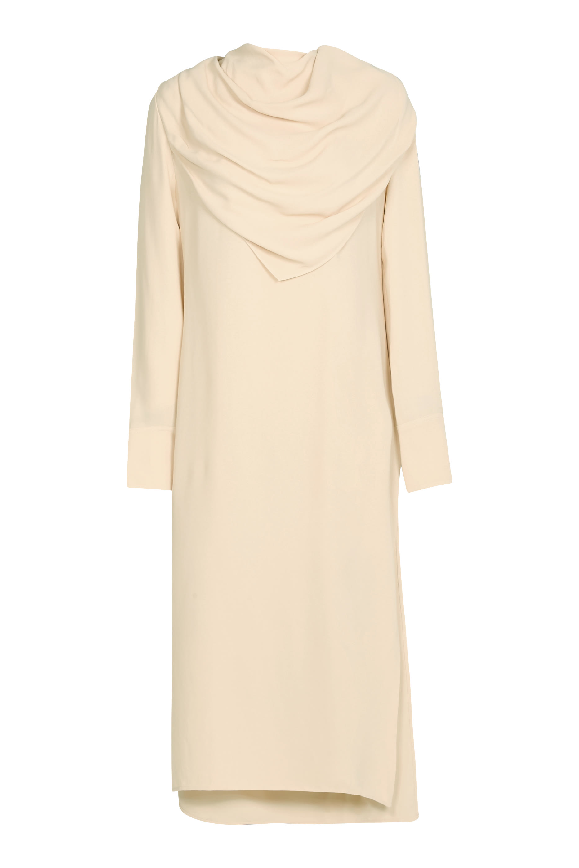 Midi Dress With Scarf